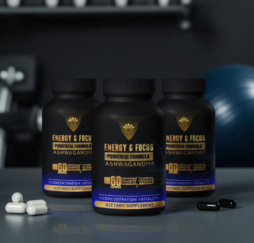 Energy & Focus Supplement 3 Bottles