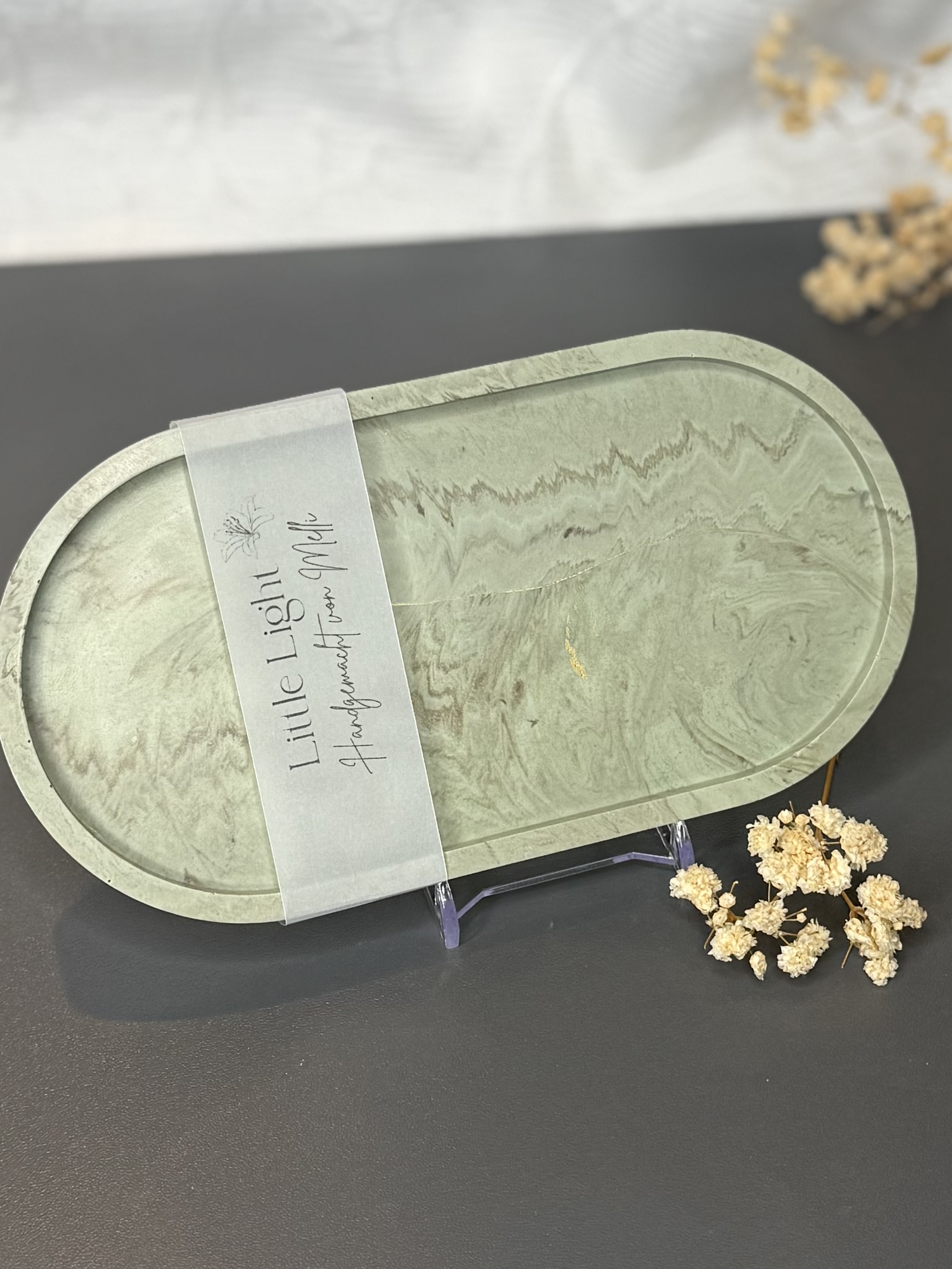 Dekotablett - Classic "Salbei"