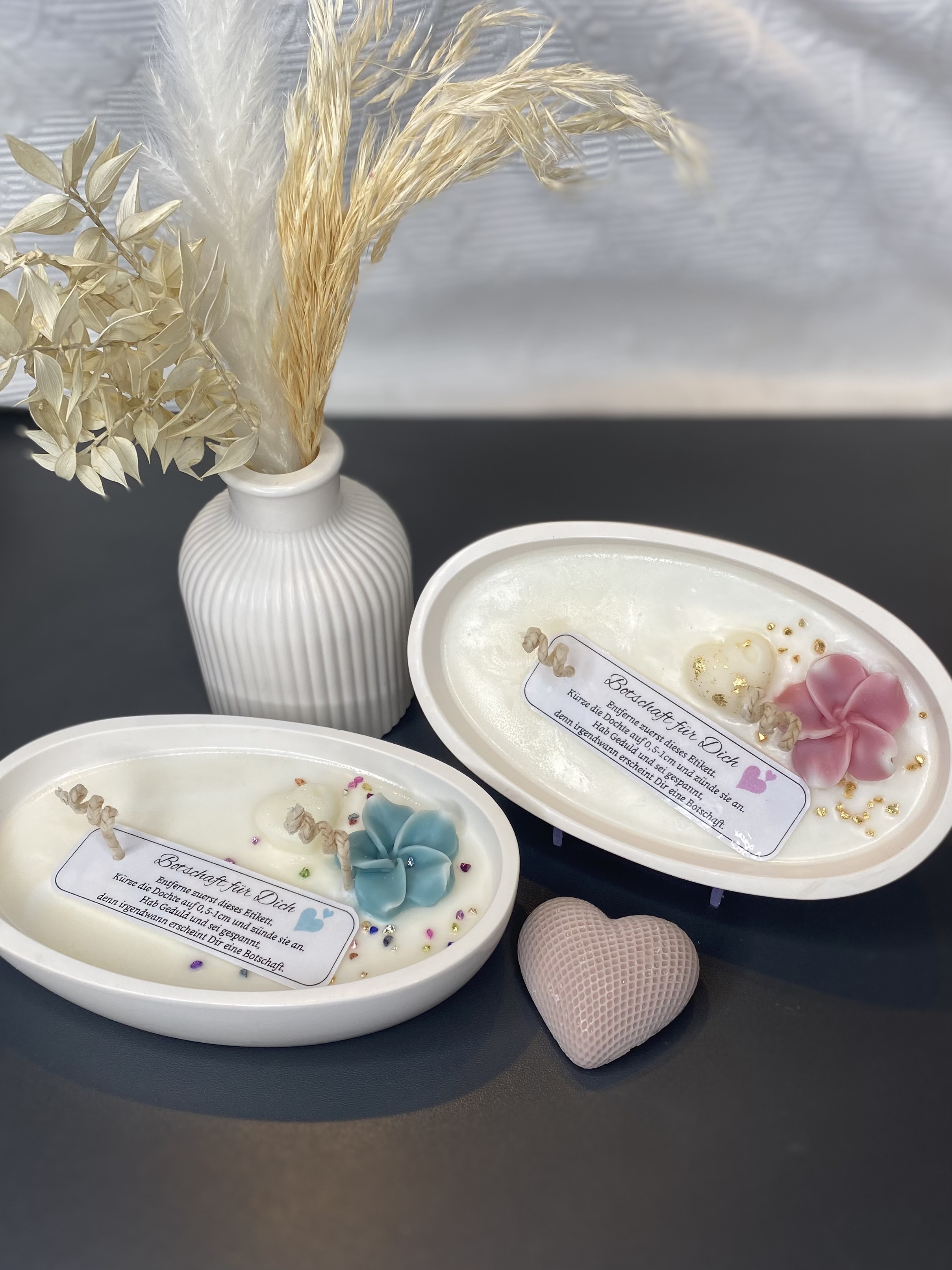 Behälterkerze "Botschaft für Dich"