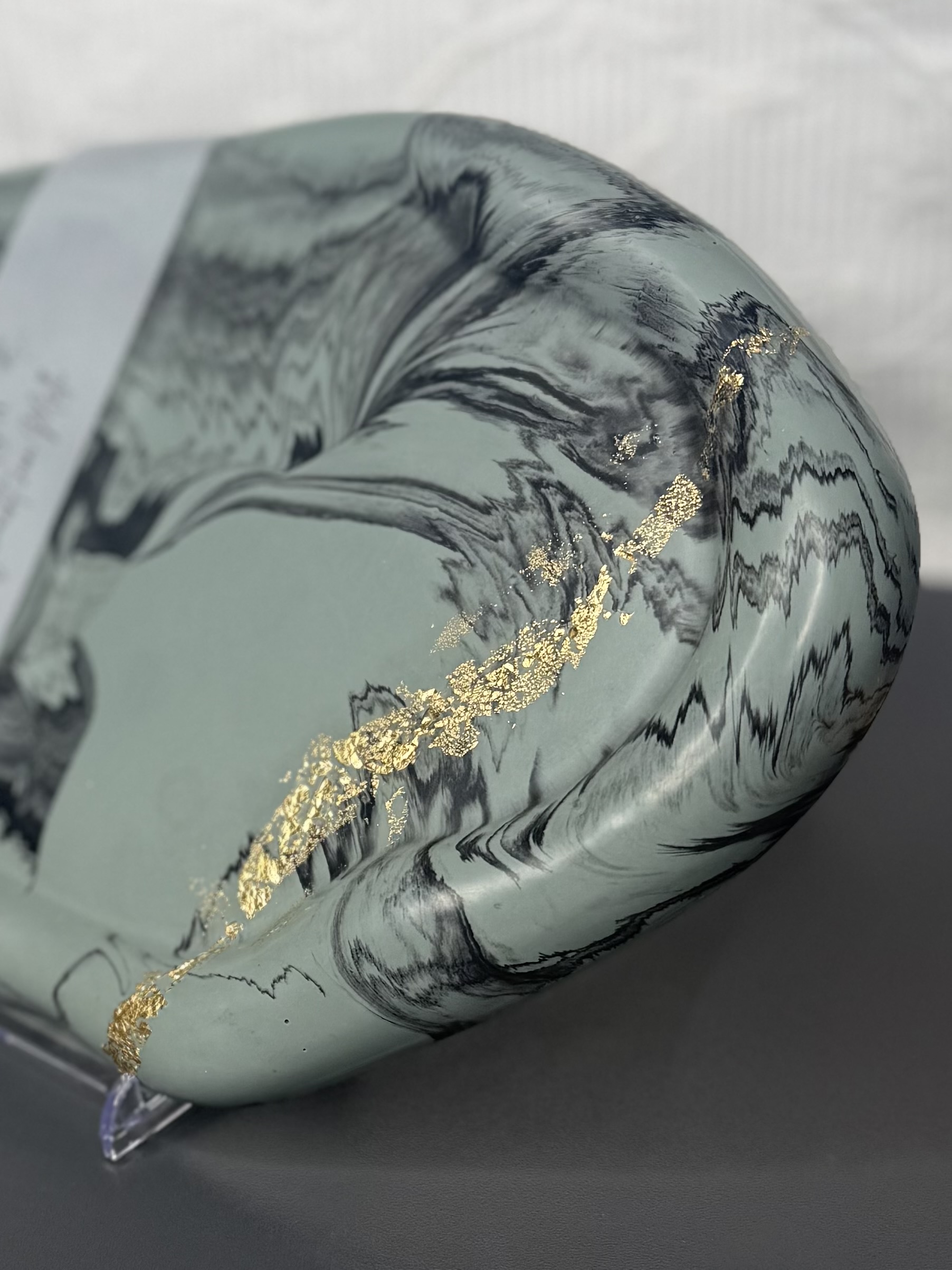 Dekotablett oval - Luna "Jungle-green"  