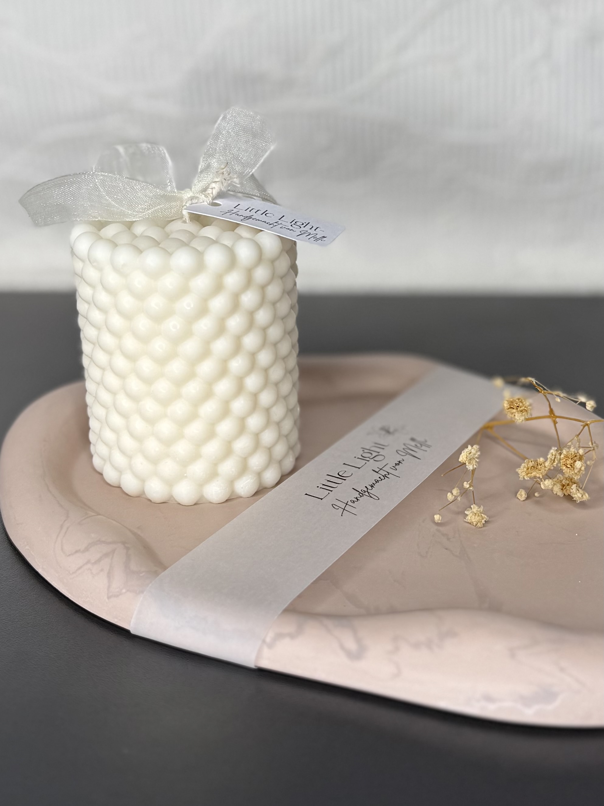 Dekotablett oval - Luna "Rosé"  