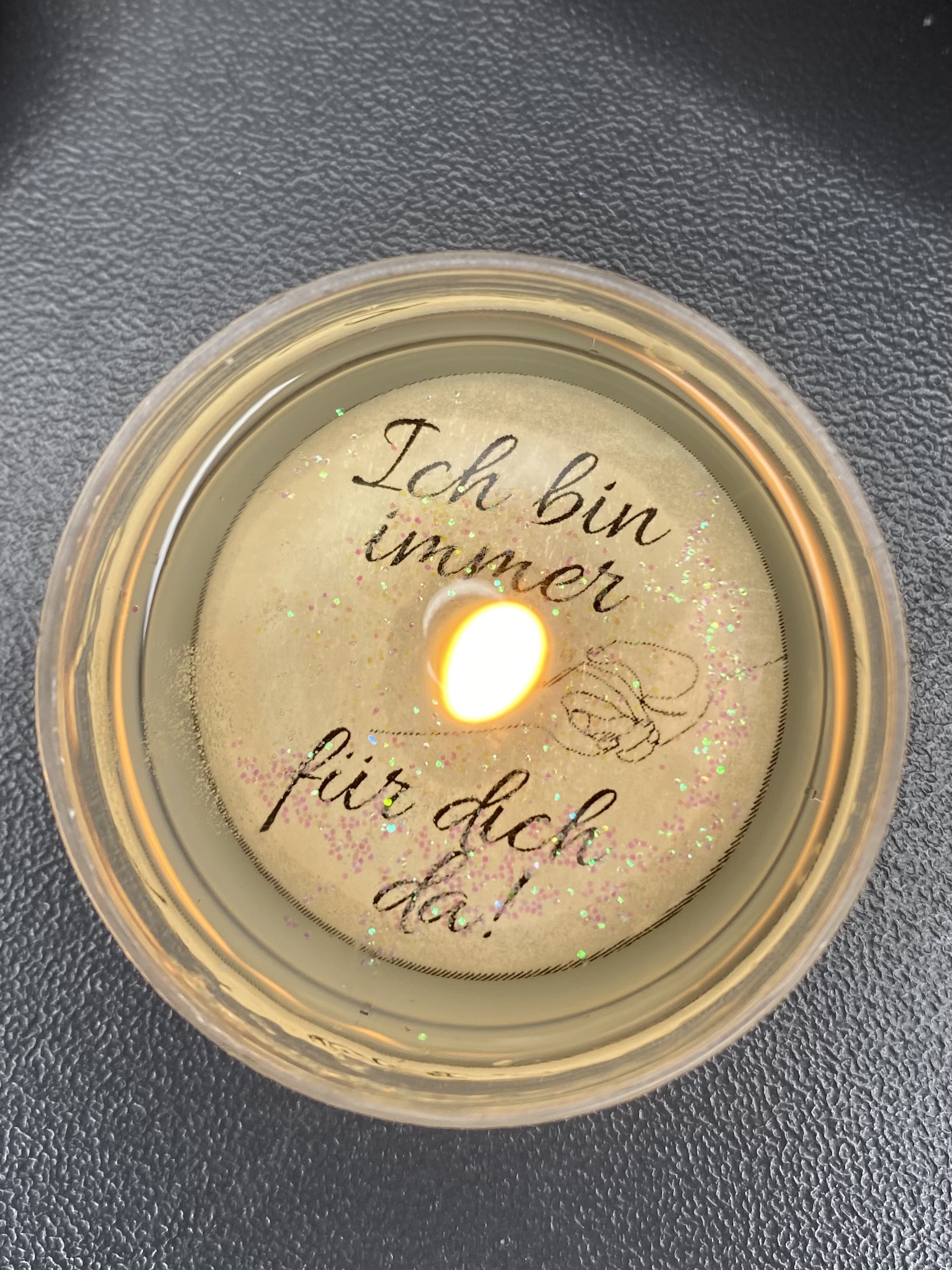 4er-Teelichset mit Botschaften, inkl. liebevoller Geschenkbox