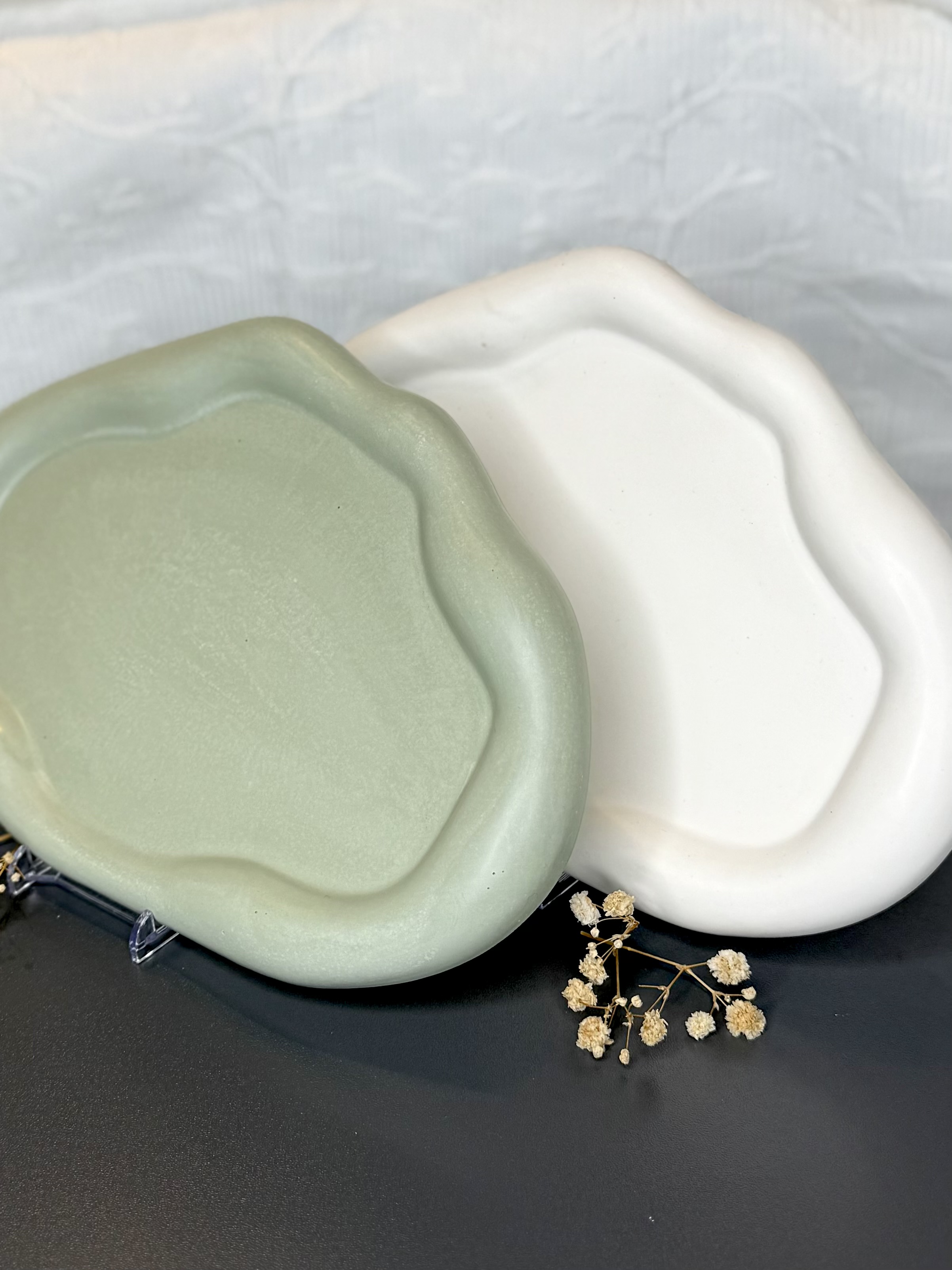 Dekotablett oval - "Luna" der Classic Serie in verschiedener Farbauswahl