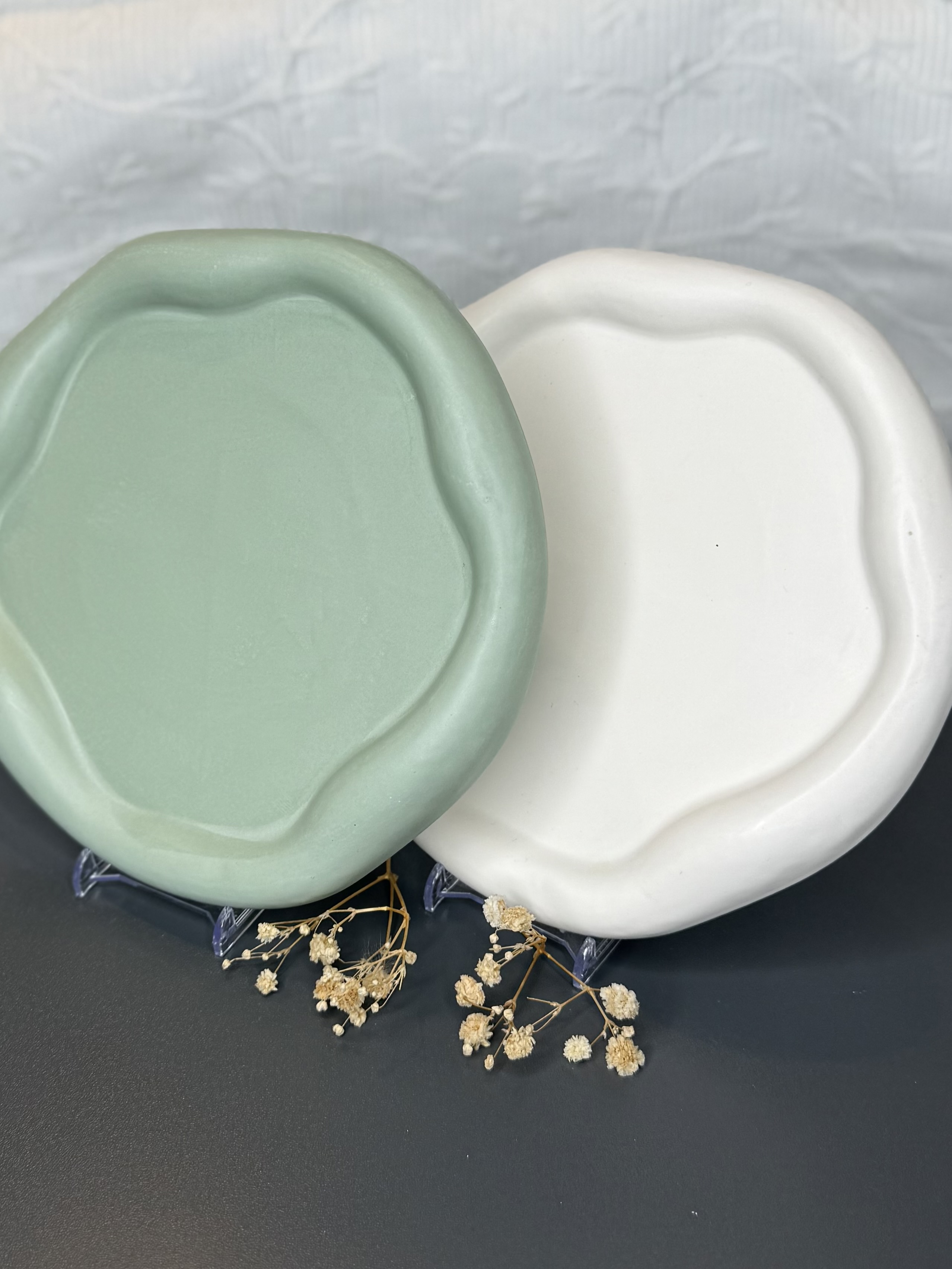 Dekotablett rund - "Luna" Classic Serie in unterschiedlicher Farbauswahl