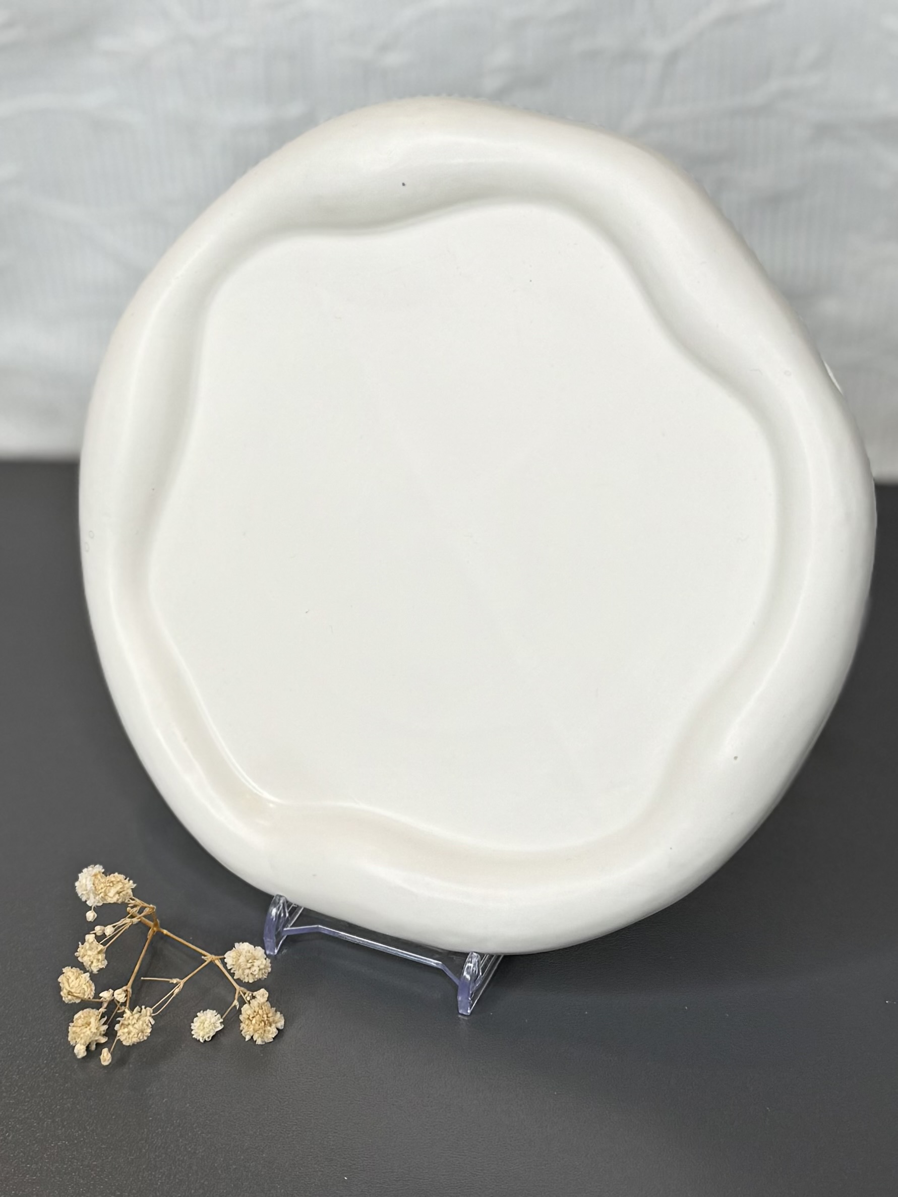 Dekotablett rund - "Luna" Classic Serie in unterschiedlicher Farbauswahl 