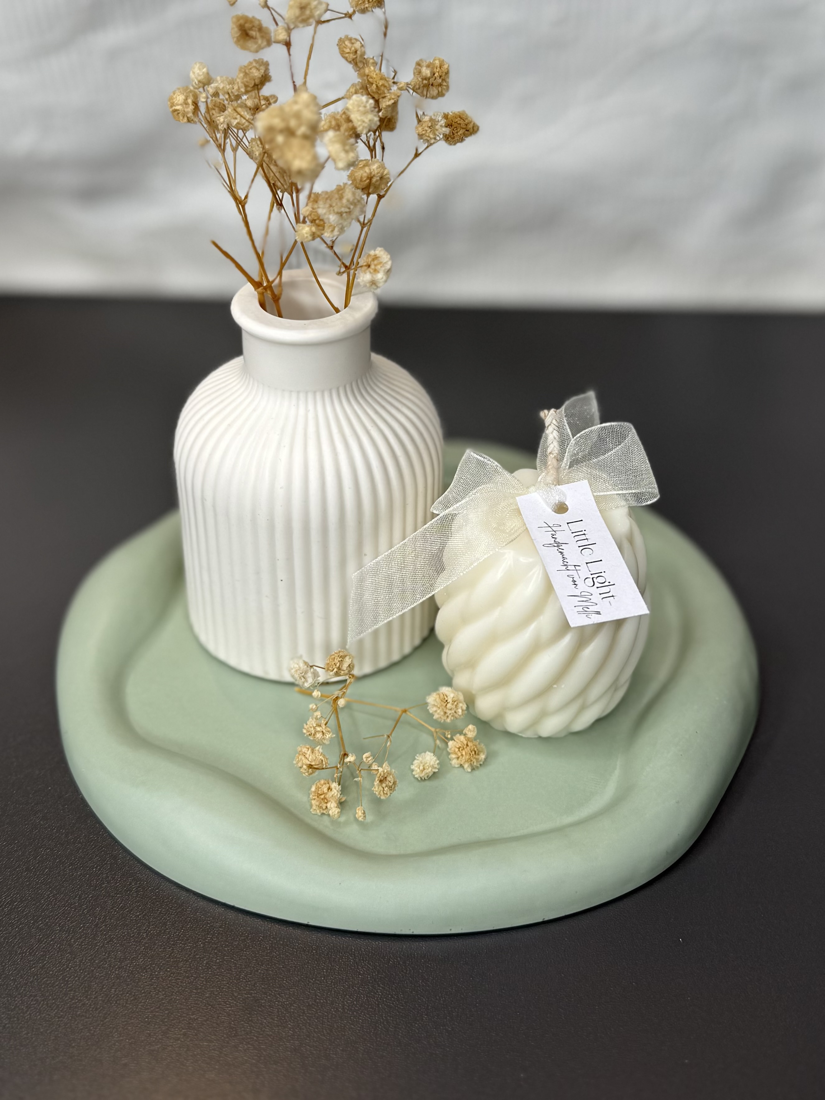 Dekotablett rund - "Luna" Classic Serie in unterschiedlicher Farbauswahl 