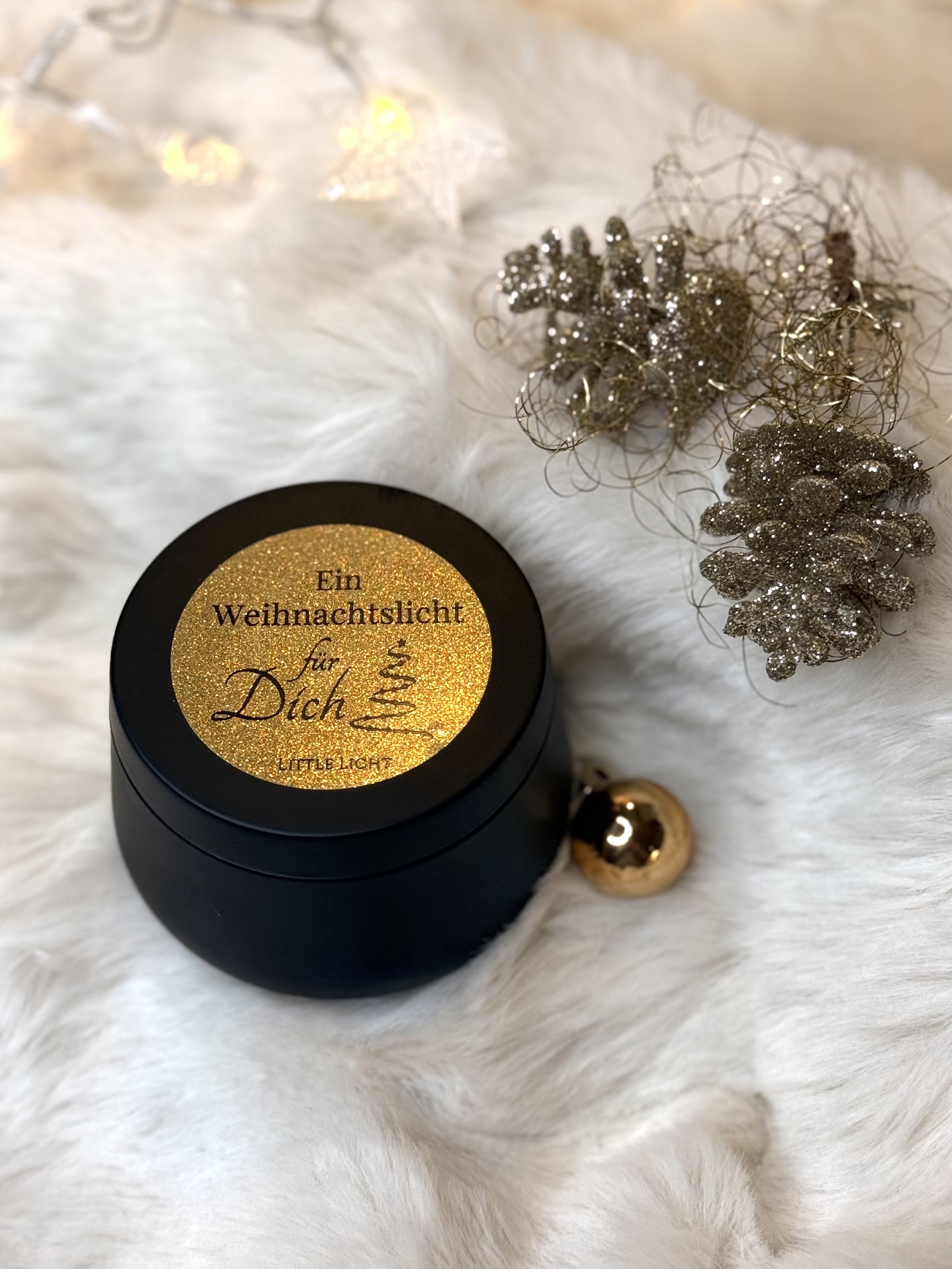 Dosenlicht "Ein Weihnachtslicht für Dich" ideal als Geschenk 