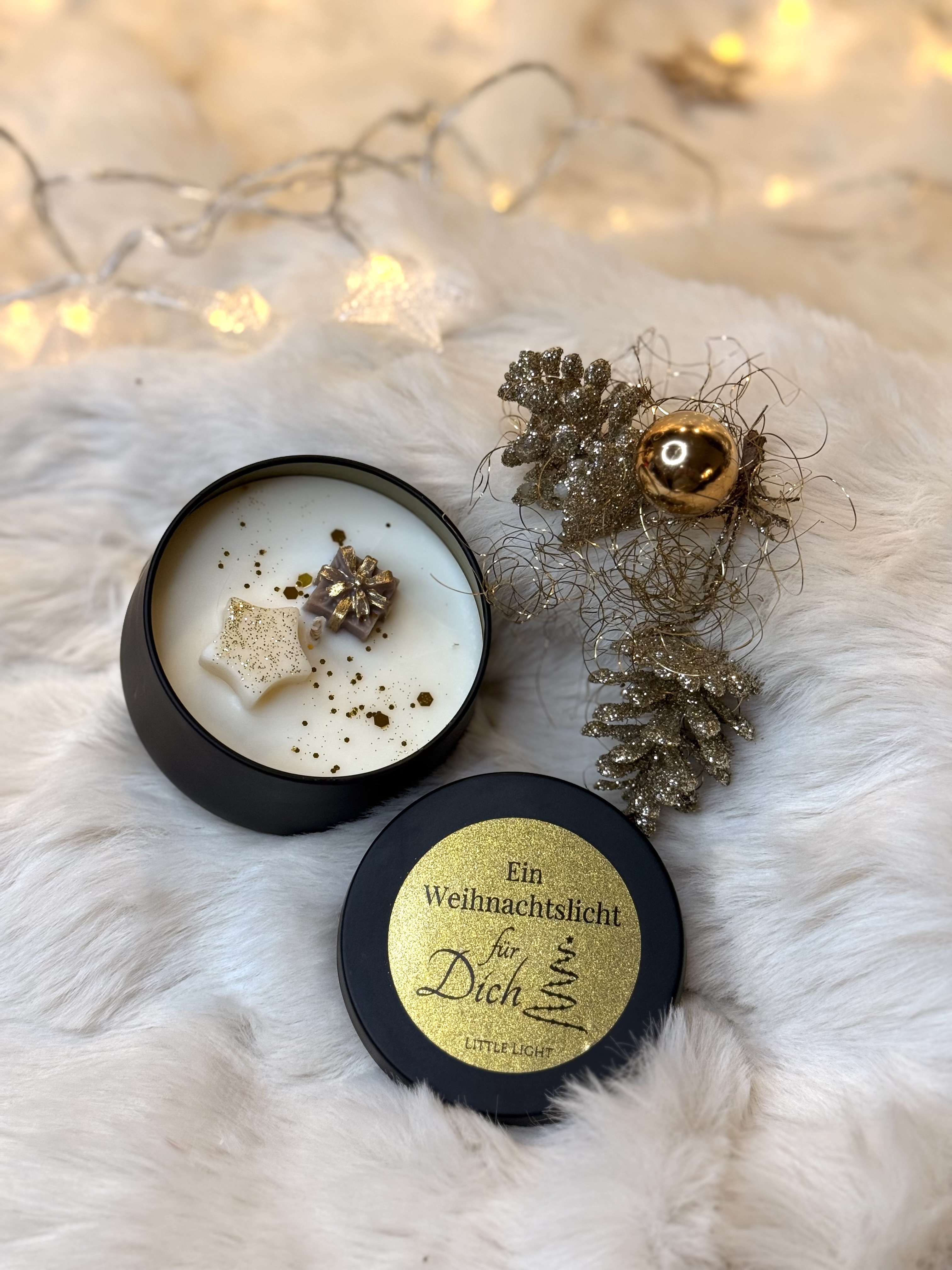 Dosenlicht "Ein Weihnachtslicht für Dich" ideal als Geschenk 