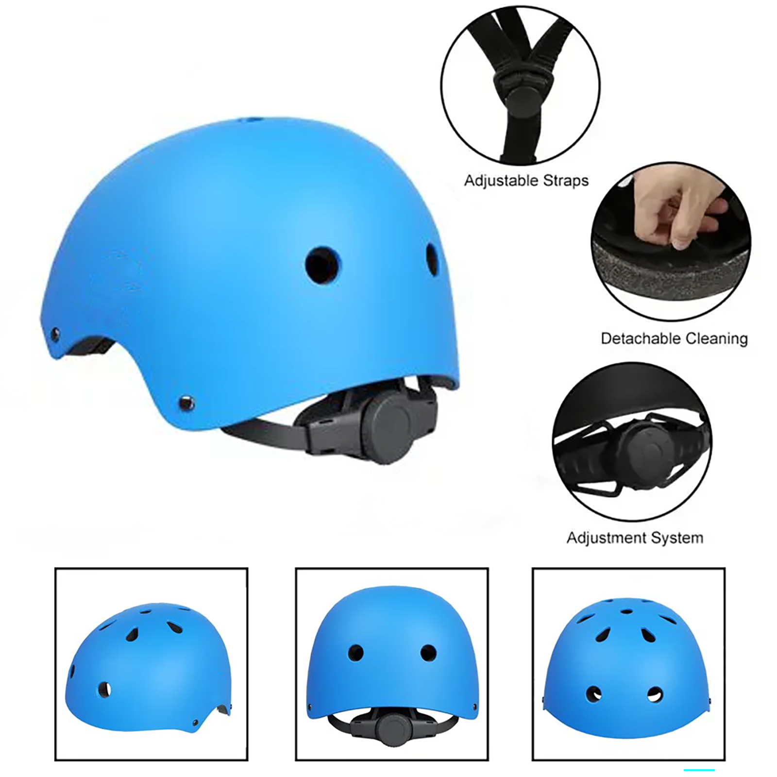 Kids Bike Helmet Toddler Helmet Ages 5+ Years Old Boys Girls Multi-Sport Helmet children Helmets Adjustable Cycling Multi-Sport Child's Helmet for Football Roller Skating Scooter