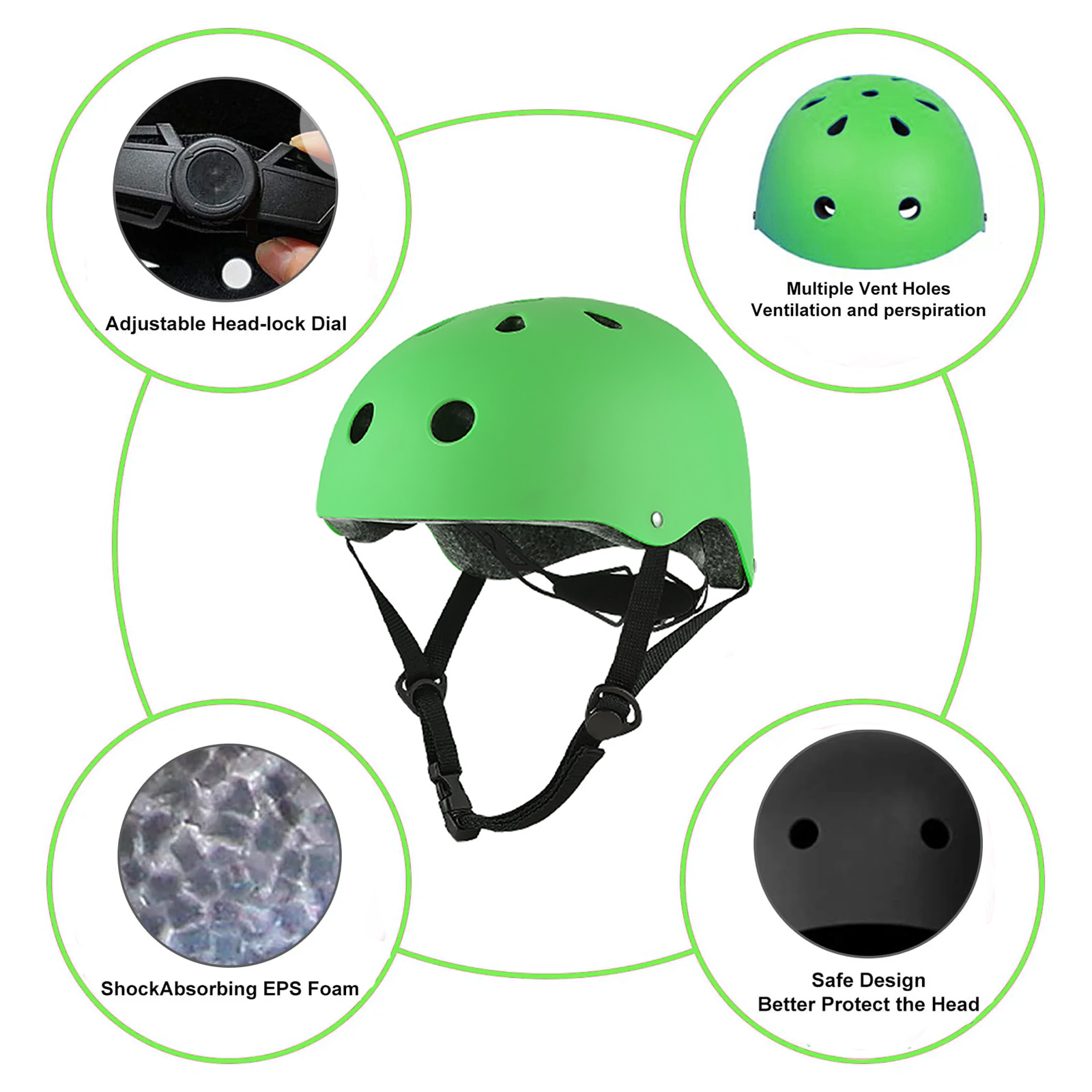 Kids Bike Helmet Toddler Helmet Ages 2-8 Years Old Boys Girls Multi-Sport Helmet children Helmets Adjustable Cycling Multi-Sport Child's Helmet for Football Roller Skating Scooter