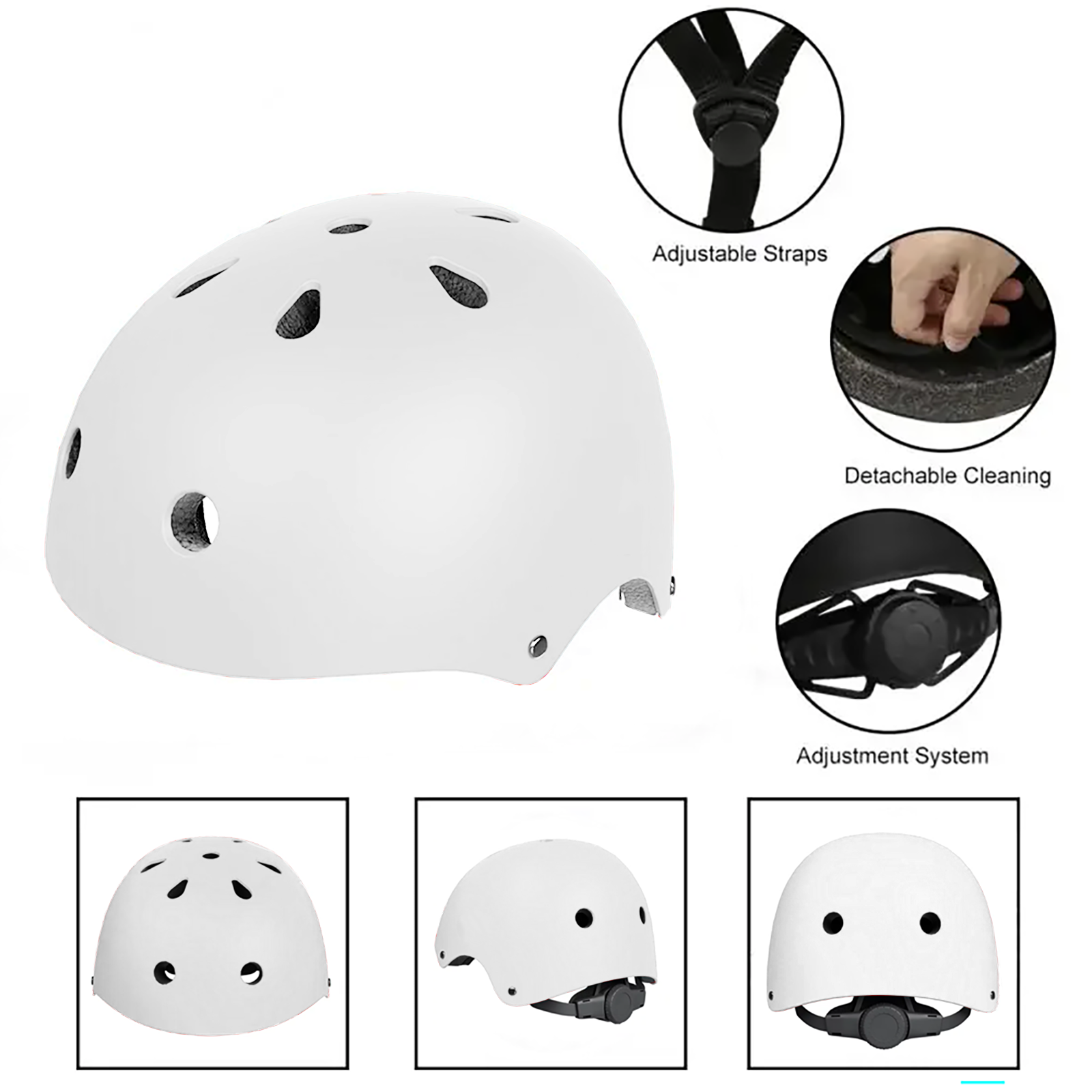 Kids Bike Helmet Toddler Helmet Ages 2-8 Years Old Boys Girls Multi-Sport Helmet children Helmets Adjustable Cycling Multi-Sport Child's Helmet for Football Roller Skating Scooter