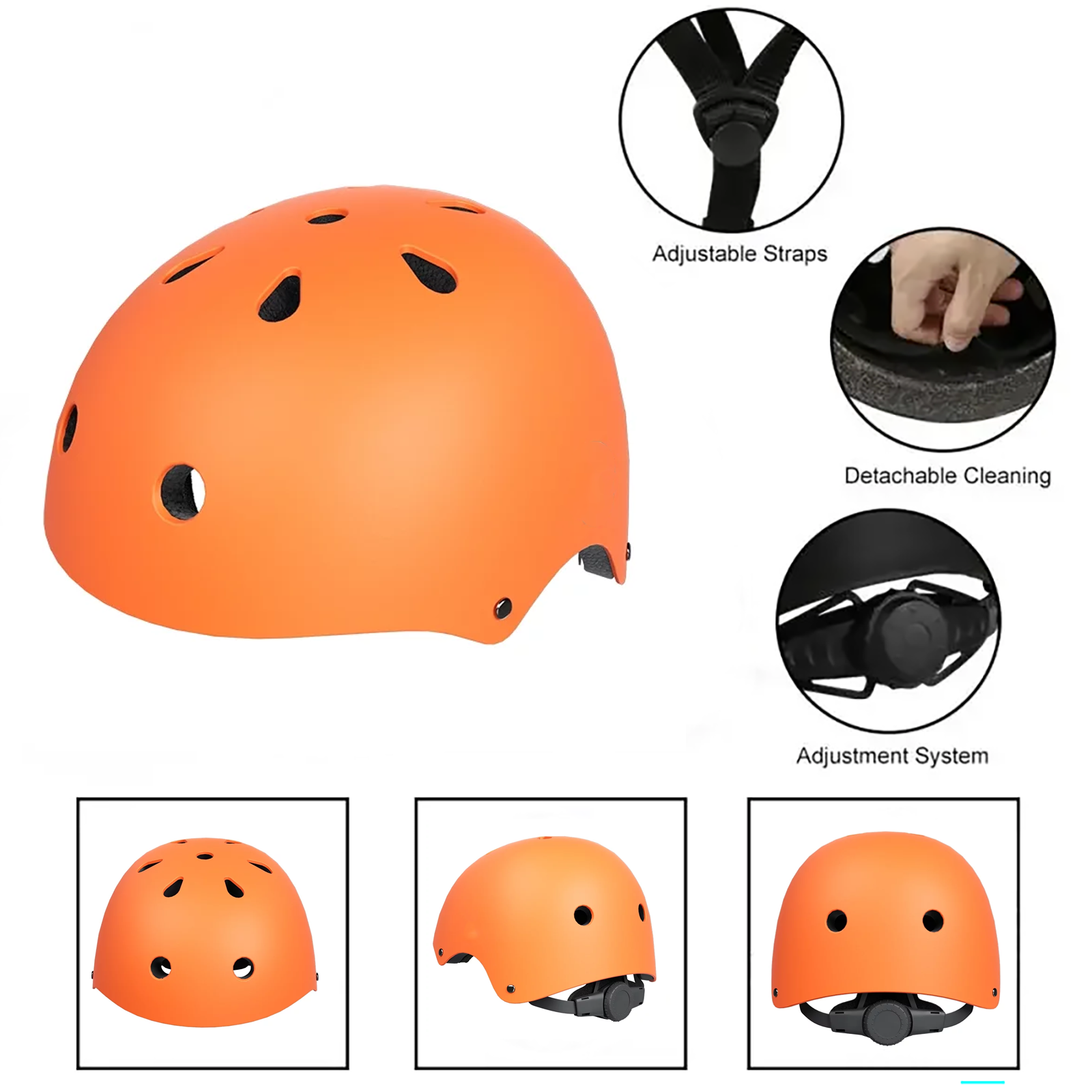 Kids Bike Helmet Toddler Helmet Ages 2-8 Years Old Boys Girls Multi-Sport Helmet children Helmets Adjustable Cycling Multi-Sport Child's Helmet for Football Roller Skating Scooter