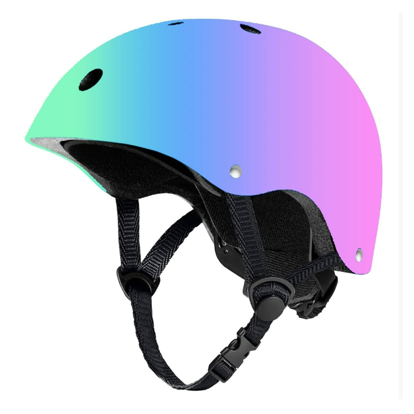 Yuphony Kids Gradient Color Bike Helmet Toddler Helmet Ages 2-8 Years Old Boys Girls Multi-Sport Helmet Adjustable Cycling Multi-Sport for Football Roller Skating Scooter