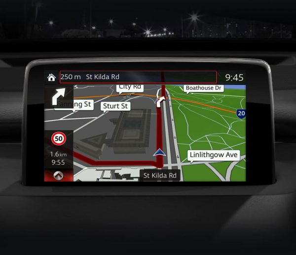 Mazda Connect Skyactiv 7" Lietuvos ir Europos navigacijos žemėlapių  – 2024/25 SD kortelė