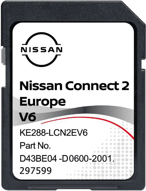 Nissan Connect 2 LCN2 Lietuvos ir Europos navigacijos žemėlapių  – 2021/22 V6 SD kortelė (Last) update