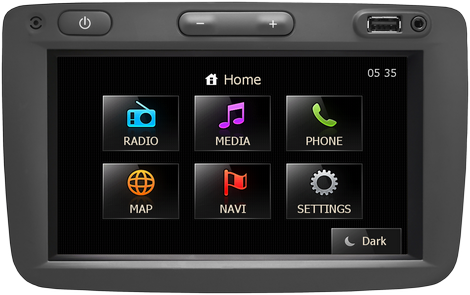 Renault Media Nav MN1 MN2 navigacijos sistemos atnaujinimas – 2025 m. Lietuvos ir Europos Žemėlapiai USB/HDD