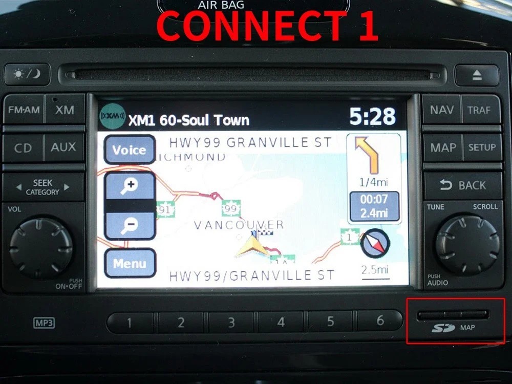 Nissan Connect 1 LCN1 Lietuvos ir Europos navigacijos žemėlapių  – 2022/23 V12 SD kortelė (Last) update