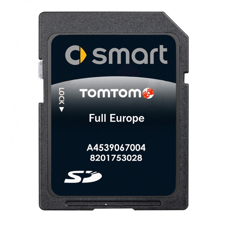 Smart 453 COOL & MEDIA Lietuvos ir Europos navigacijos žemėlapių atnaujinimas – 2024/25 SD kortelė (V11.25)