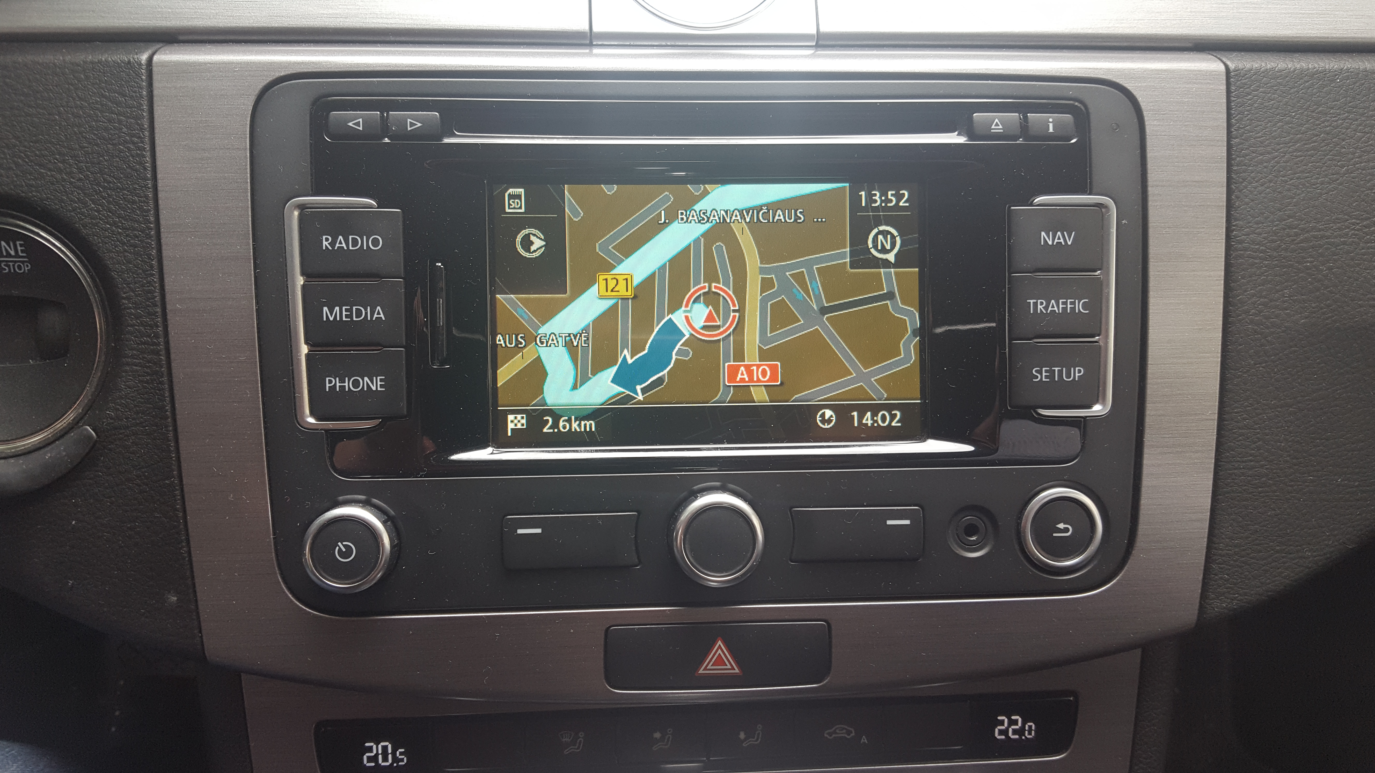 Seat Media System 2.1 / 2.2 (RNS315) Lietuvos ir Europos navigacijos sistemos žemėlapių atnaujinimas 2020 V12 SD kortelė
