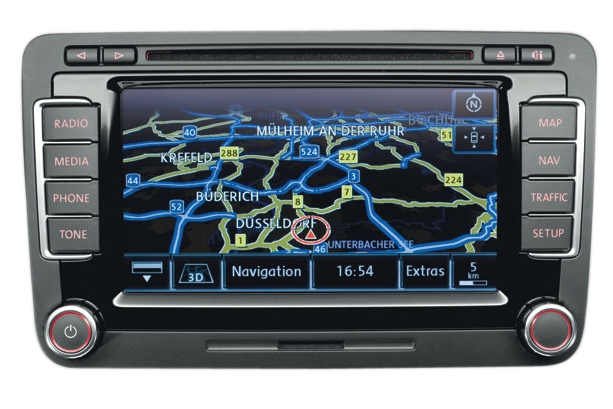 Volkswagen RNS510 / RNS810 Lietuvos ir Europos navigacijos sistemos žemėlapių atnaujinimas 2020 V17 DVD/SD 