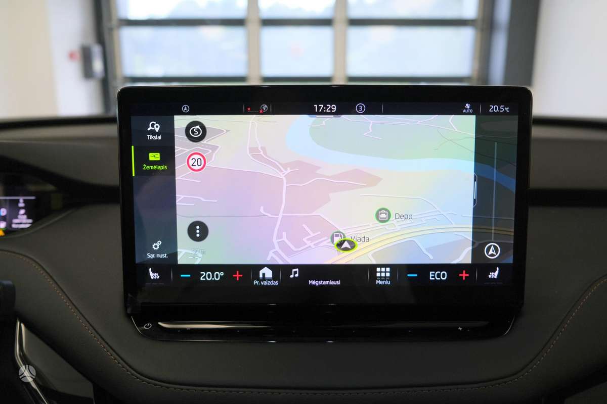 Škoda MIB3 navigacijos sistemos atnaujinimas – ECE 2025 Lietuvos ir Europos Žemėlapiai USB/HDD