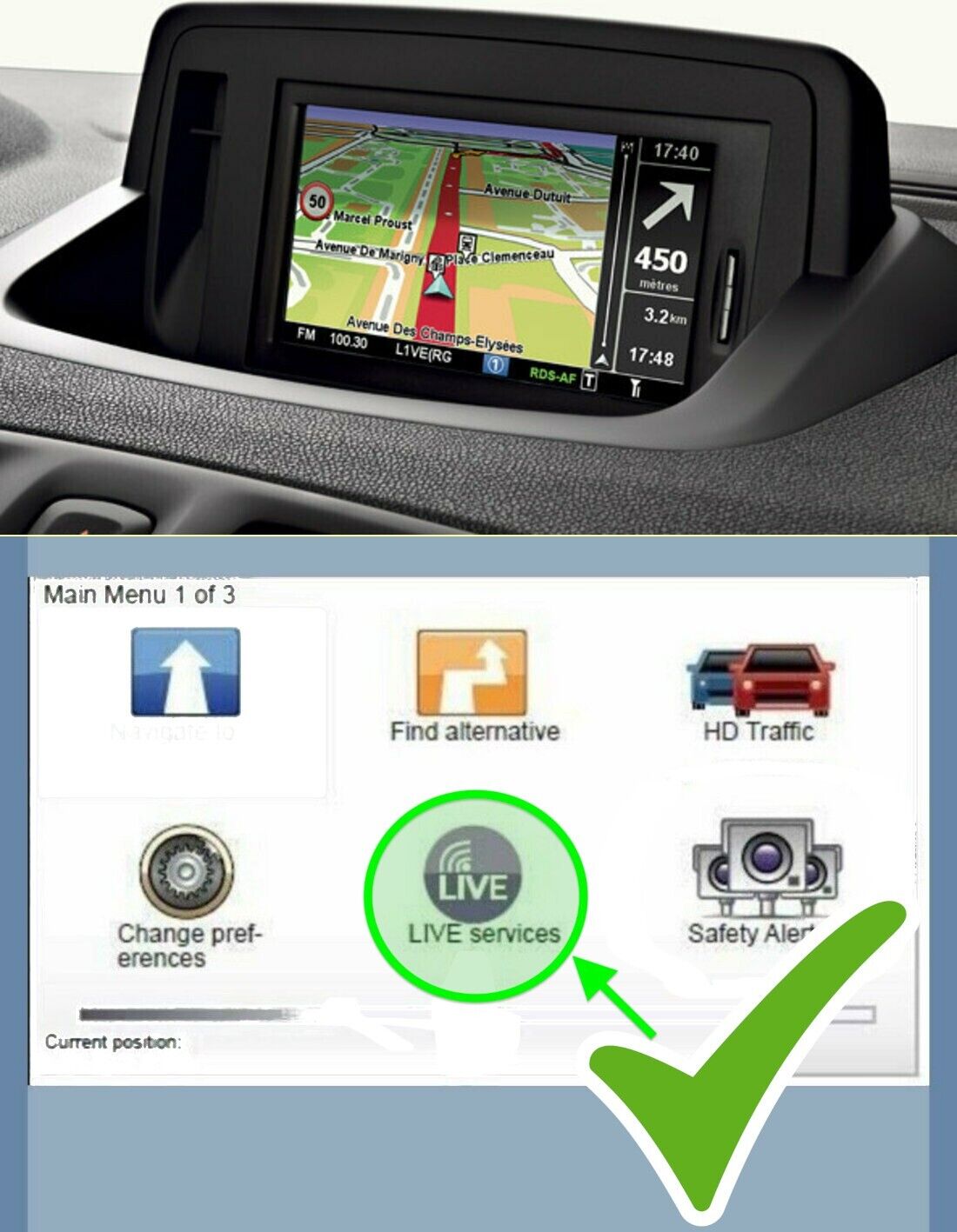 Renault Carminat Live Tomtom navigacijos sistemos atnaujinimas – 2025/26 Lietuvos ir Europos Žemėlapiai SD kortelė (V11.45)
