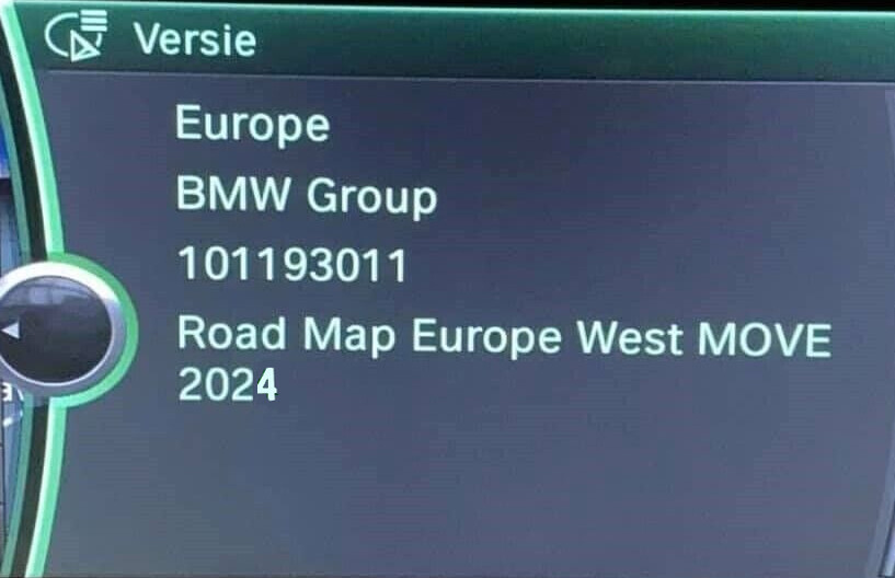 BMW CIC-MOVE  Rytų ir Vakarų Europos navigacijos žemėlapiai 2024 su FSC Kodu USB/HDD