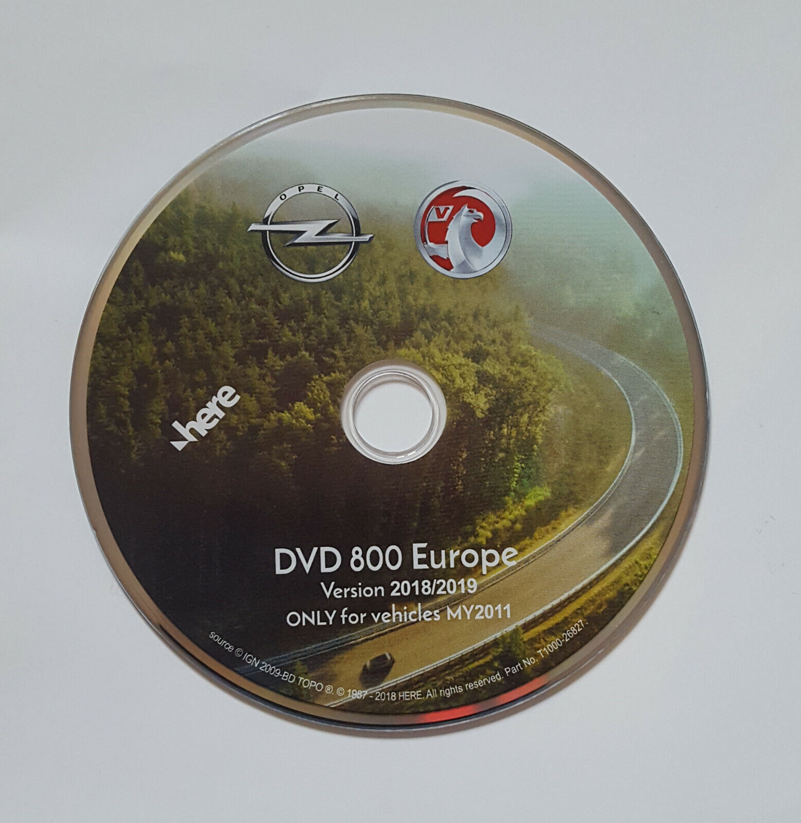 Opel DVD800 / CD500 Lietuvos ir Europos navigacijos žemėlapių atnaujinimas – 2019 m. DVD diskas