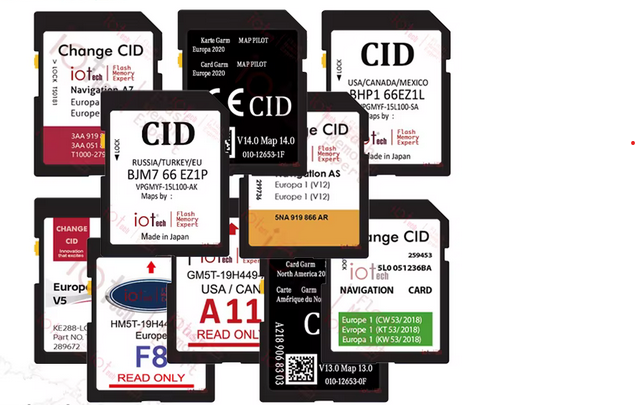 SD kortelė su individualiu CID (8 / 16 / 32 / 64 GB)