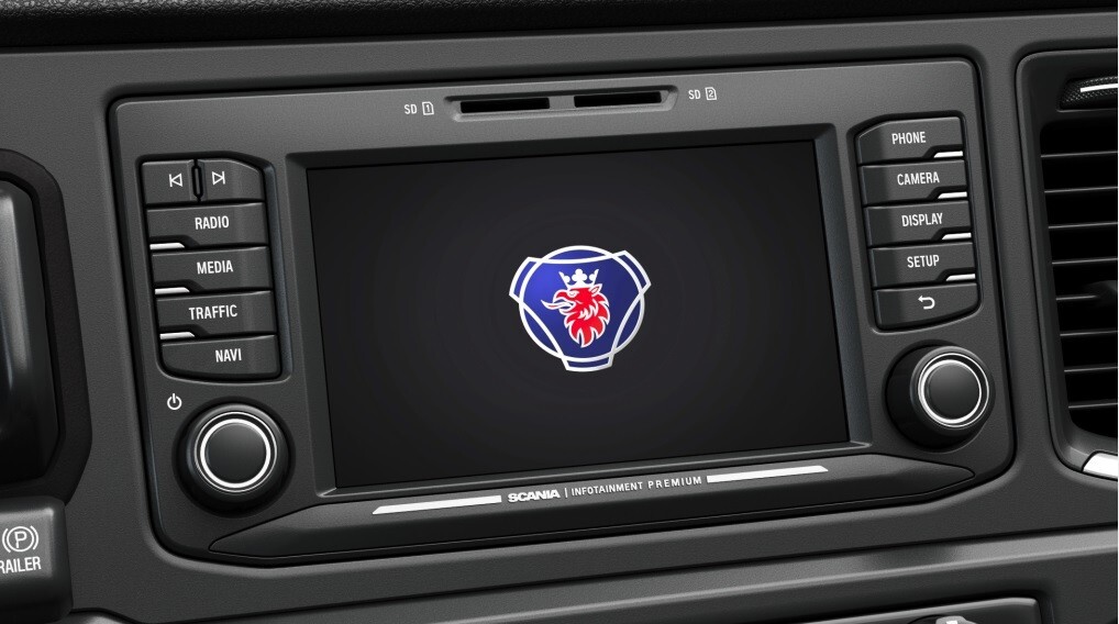 Scania Truck Premium Infotainment Navigation System 7" Lietuvos ir Europos navigacijos žemėlapių atnaujinimas – 2025 SD kortelė