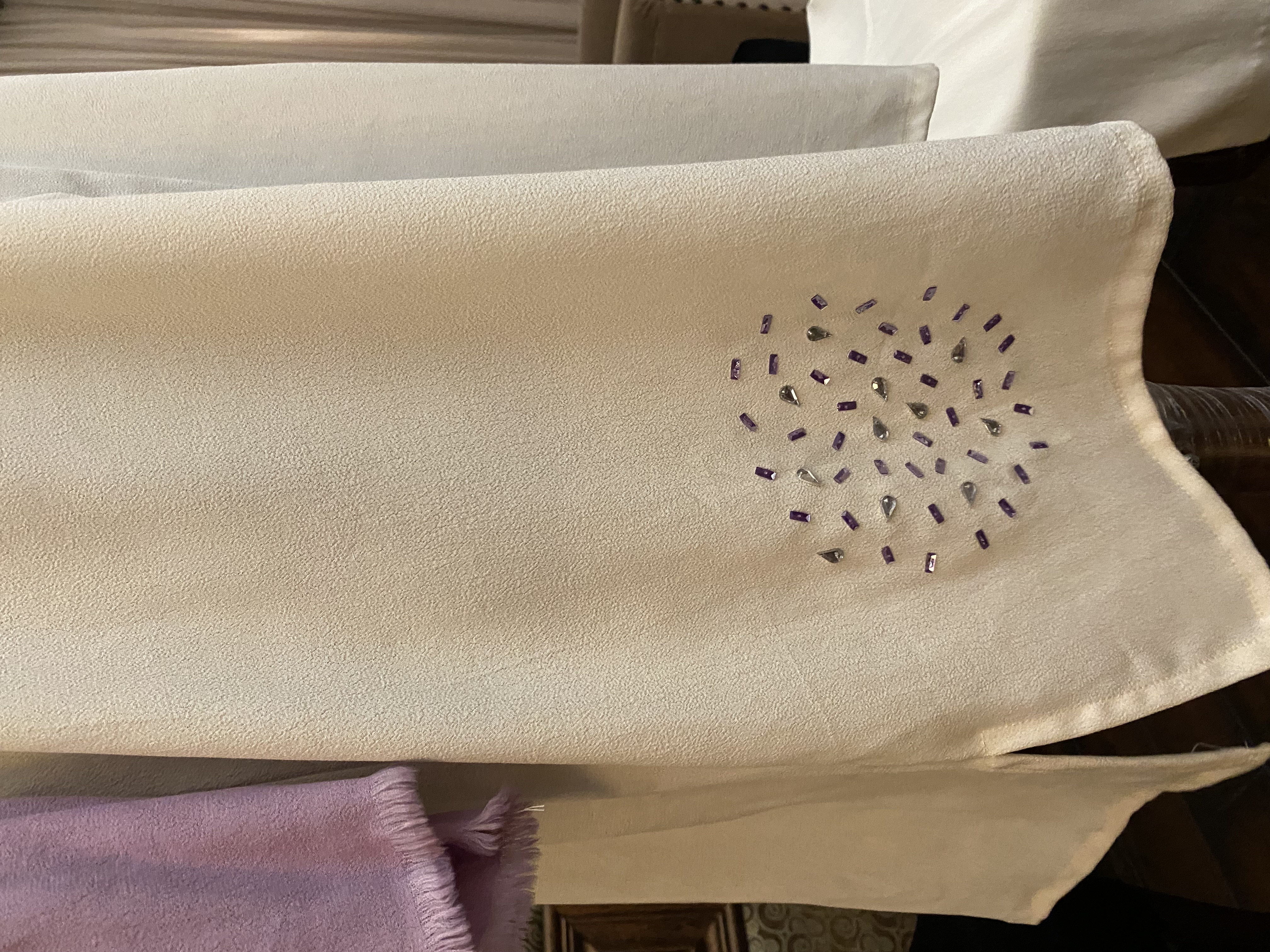 M141- Color Block Embellished Co-ord Set