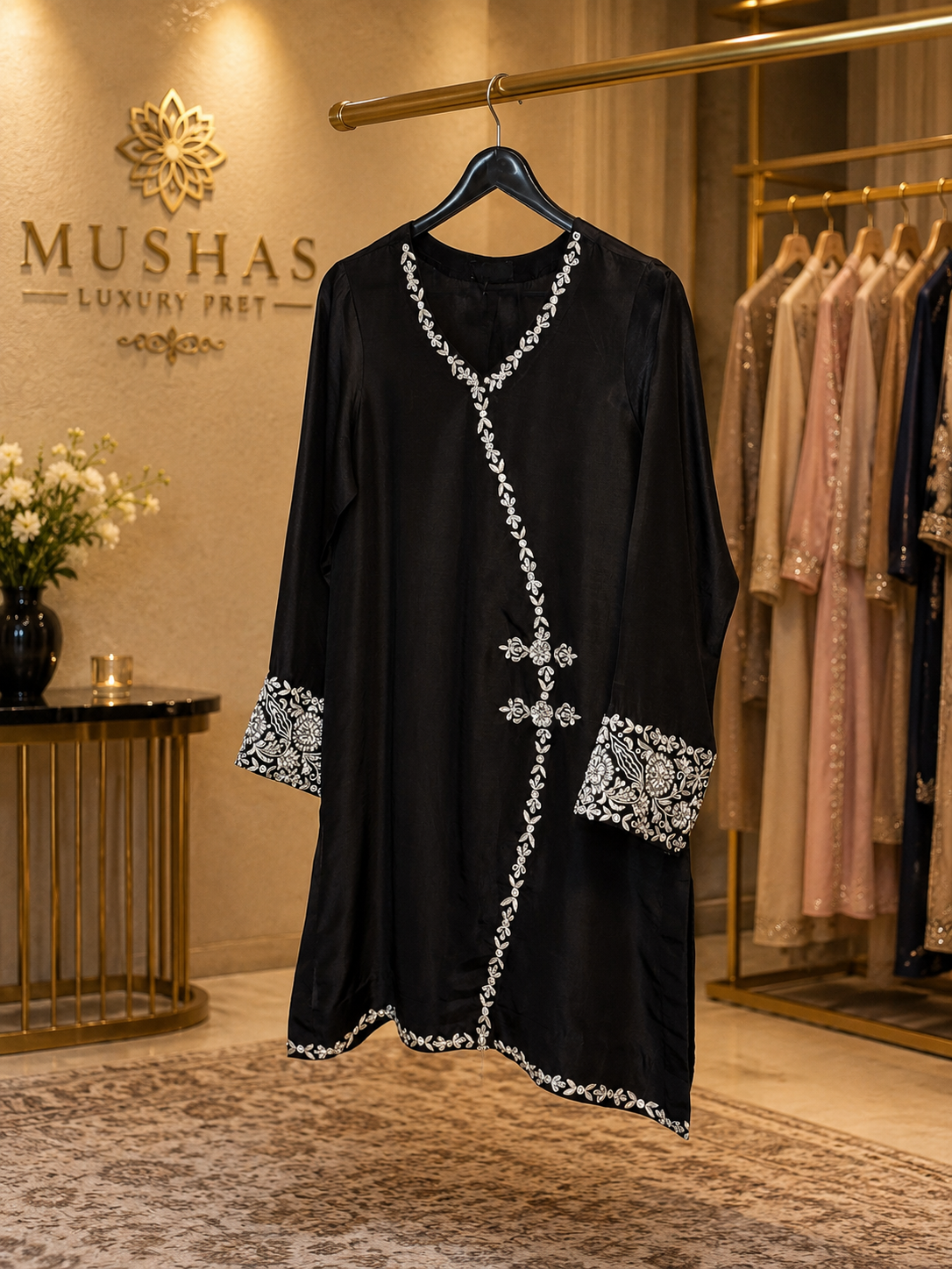 C4007 Tassle Silk Shirt