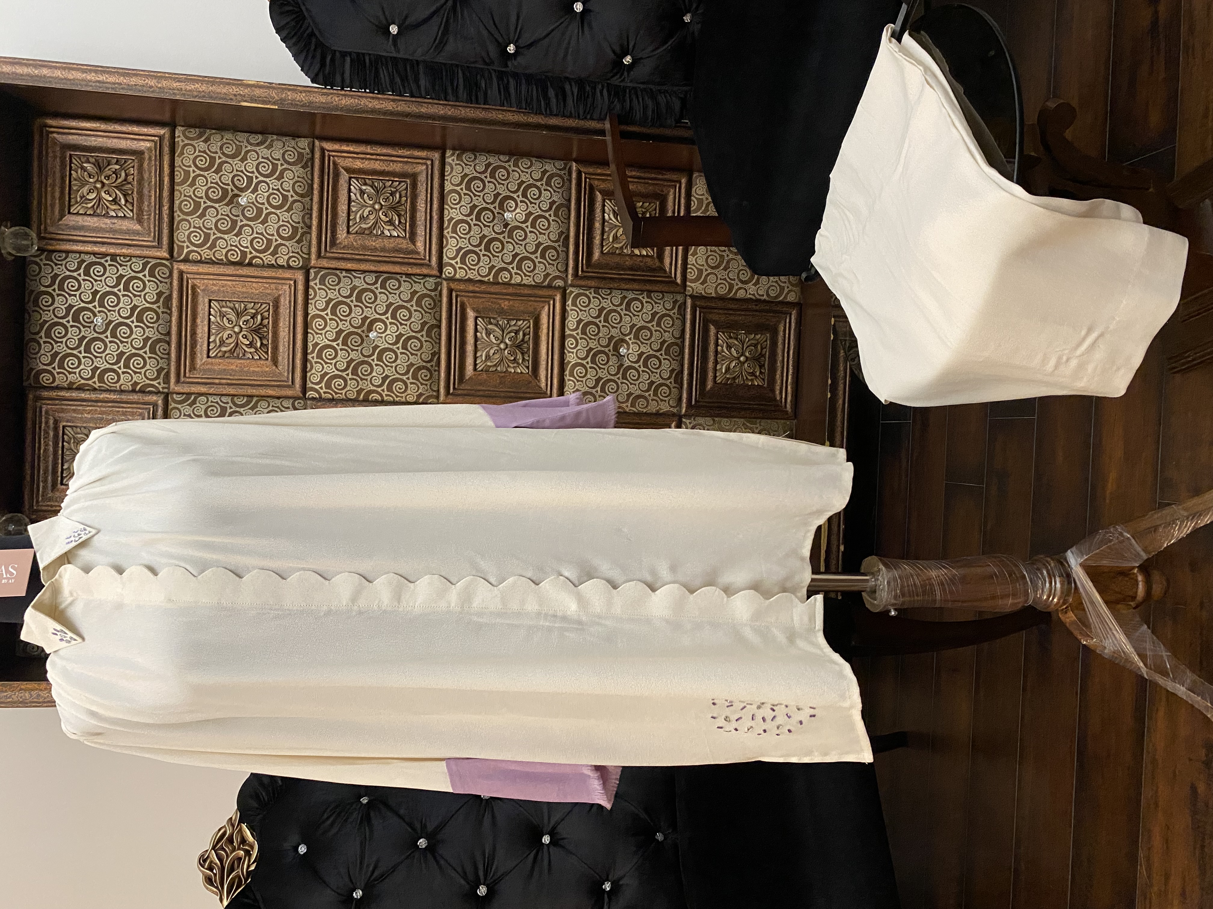 M141- Color Block Embellished Co-ord Set