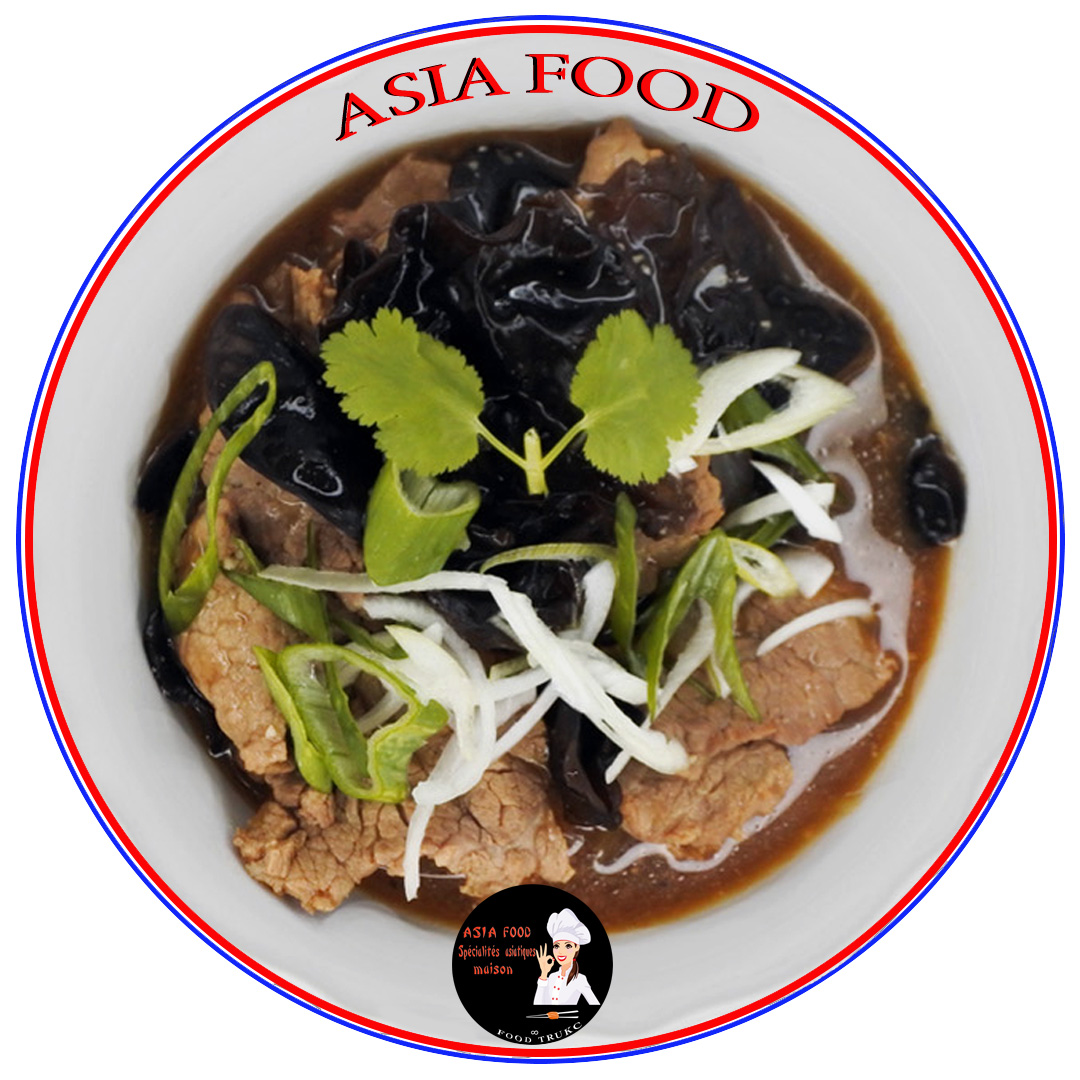 Bœuf aux champignons noirs