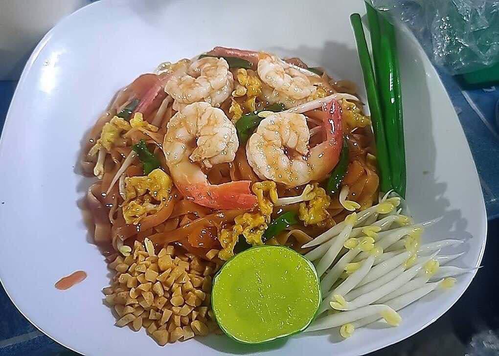 Pad thaï au poulet