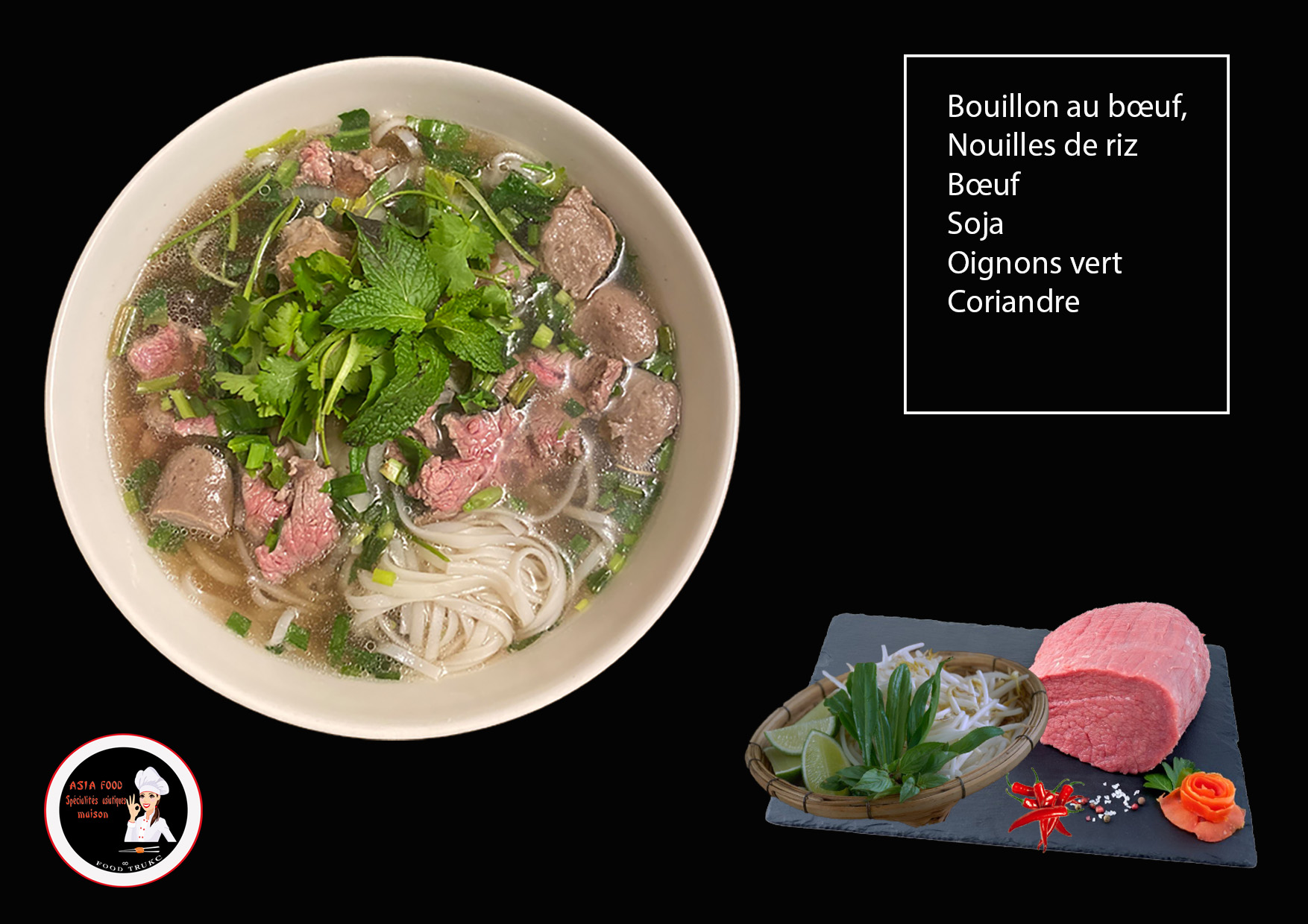 La soupe Phô au boeuf