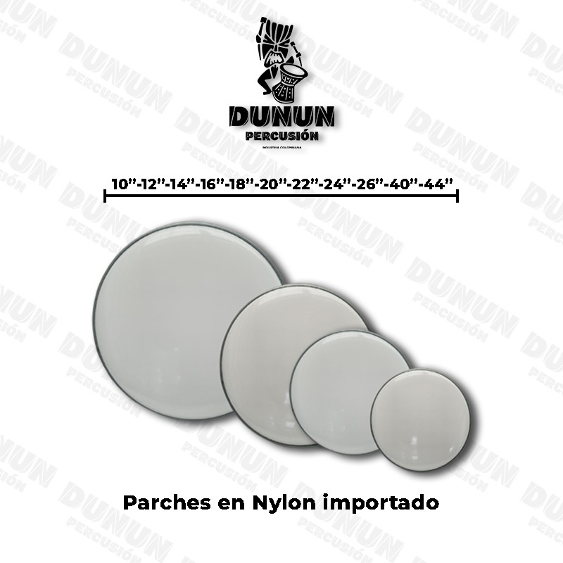 Parche Dunun en Nylon Importado