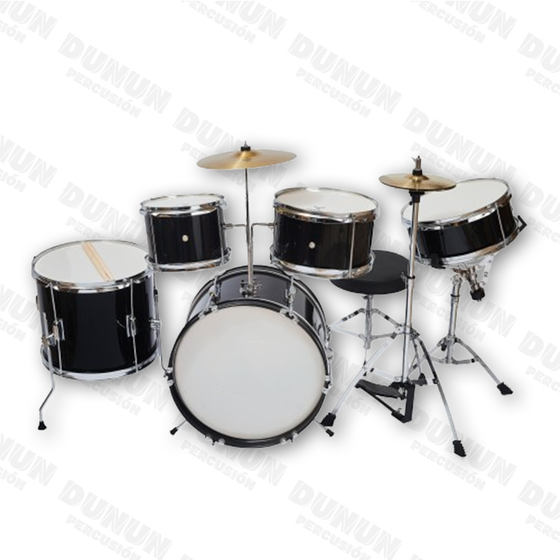 Batería Acústica Dunun Infantil 5 Piezas