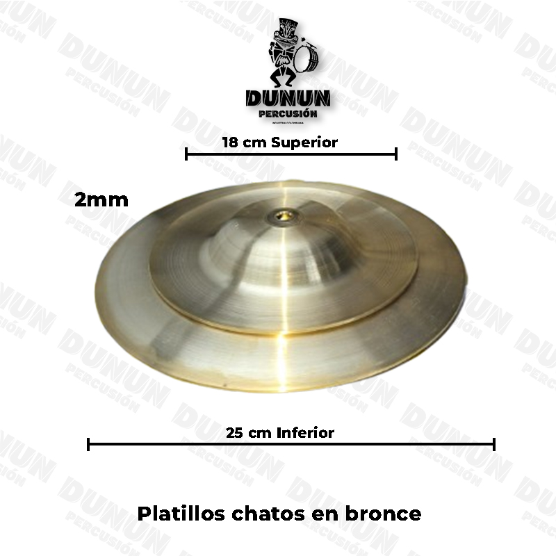 Platillos Murgueros Dunun en bronce