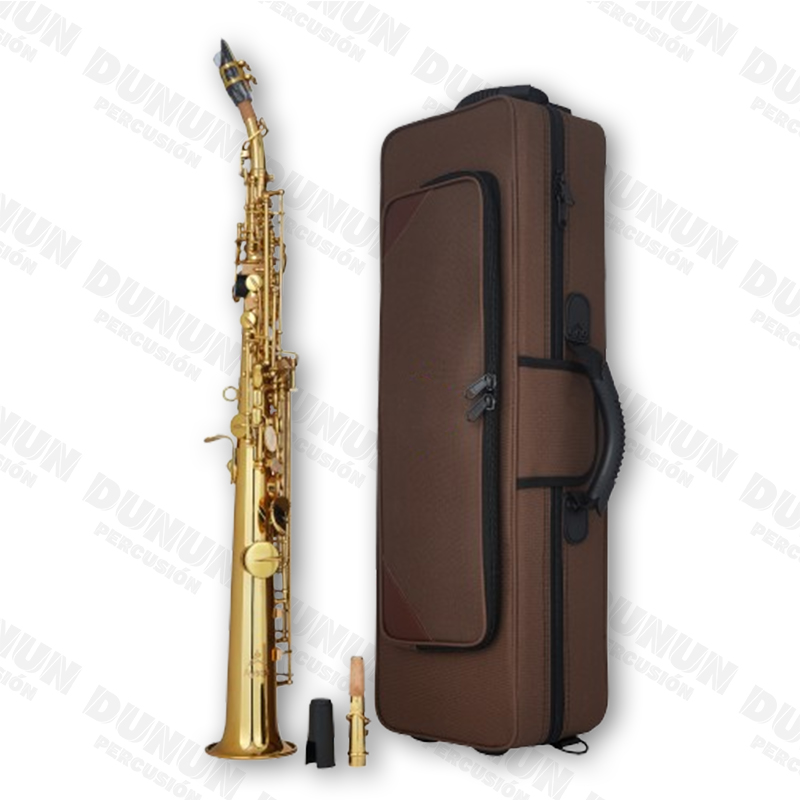 SAXOFÓN SOPRANO AYSON RECTO DORADO SAX - S2