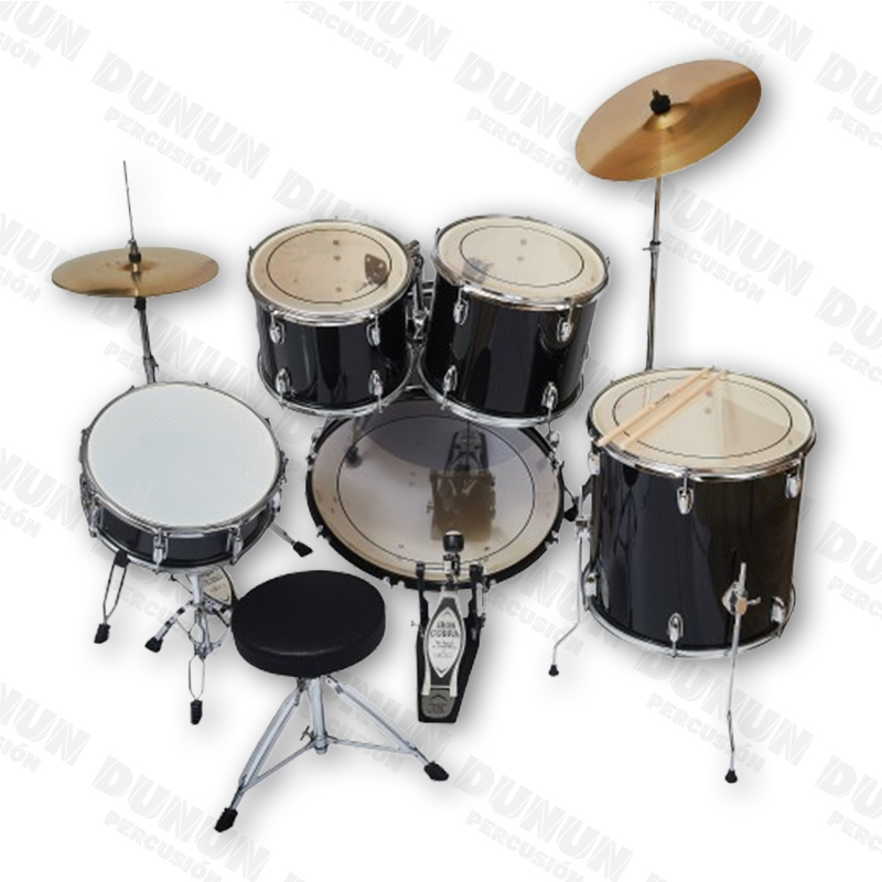 Batería Acústica Dunun 5 Piezas para Adultos