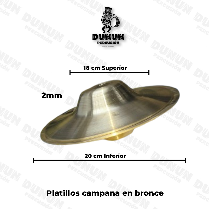 Platillos Murgueros Dunun en bronce