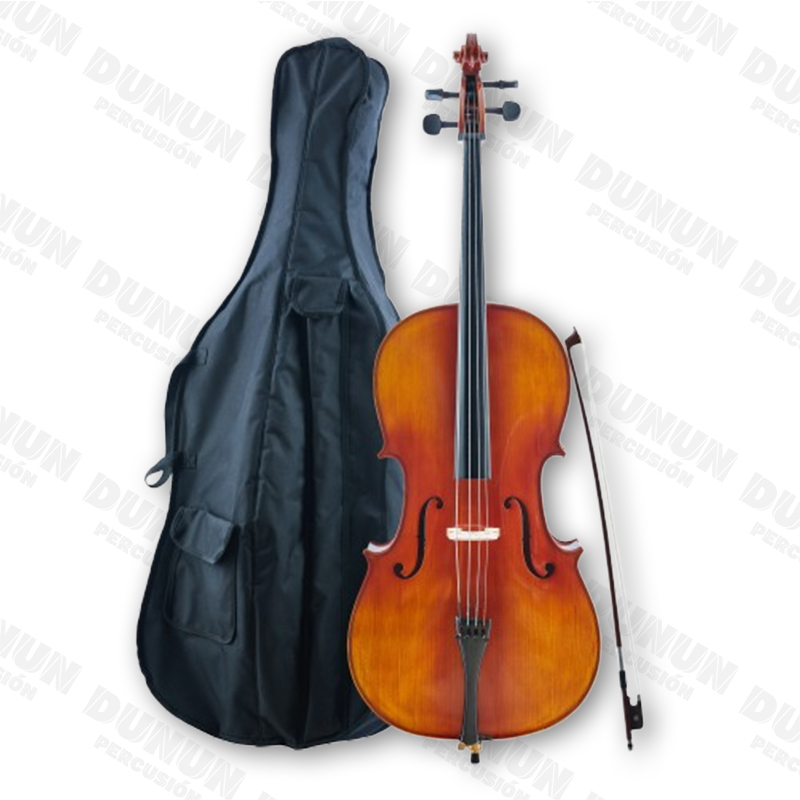 Violonchelo 4/4 – Acabado Rojo Tradicional