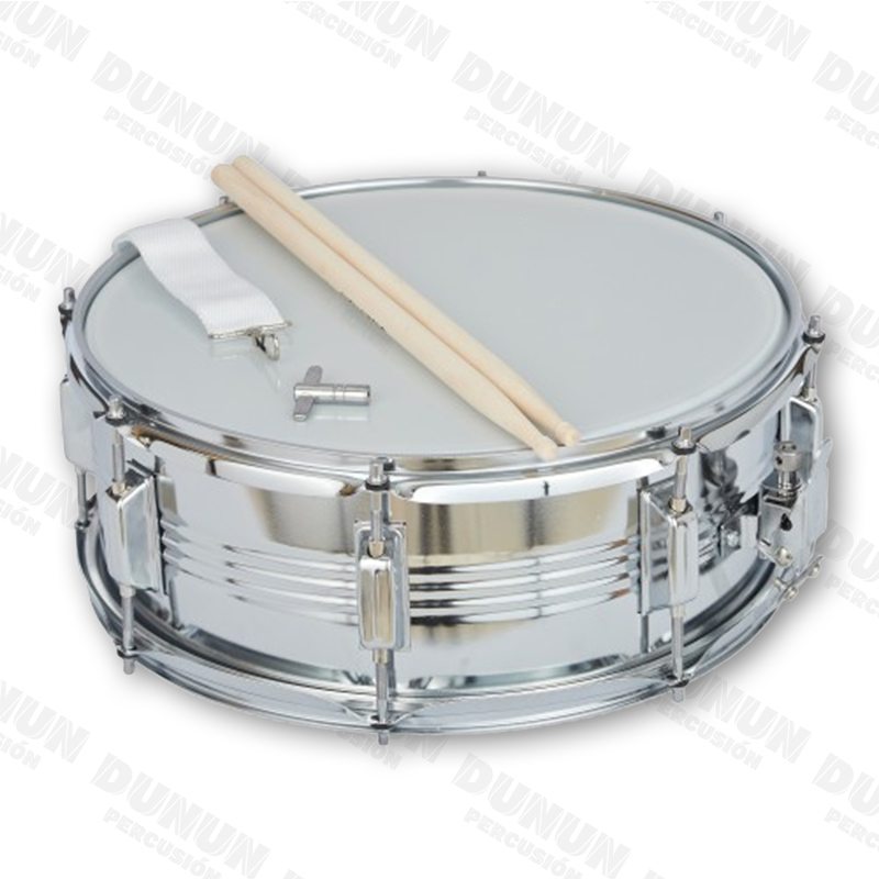Redoblante / Caja de Banda Marcial Dunun SND-1455W – 14" Acero Inoxidable