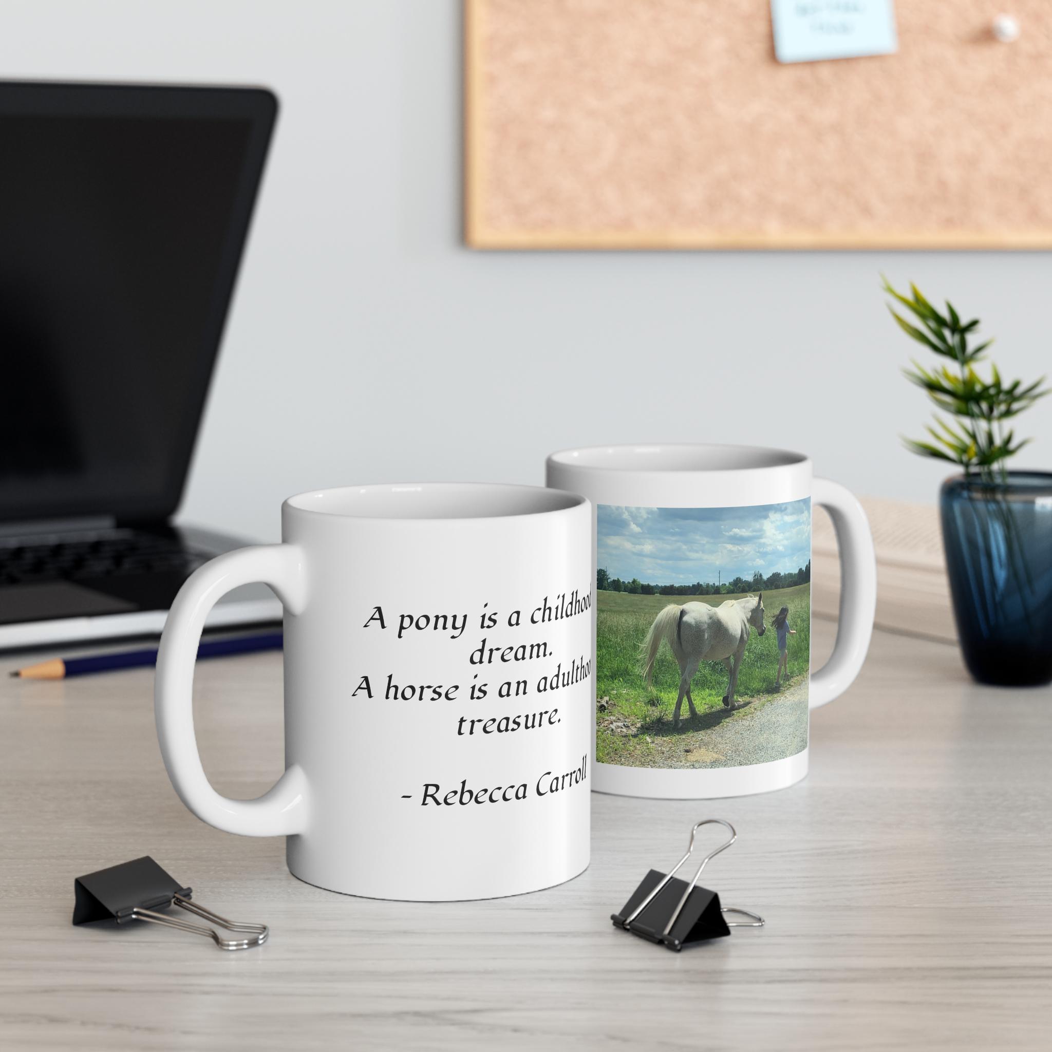 A Girl and Her Horse Equestrian Mug