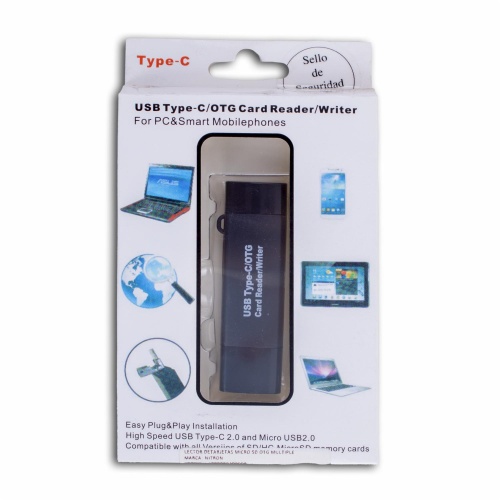 Lector de Tarjetas USB Tipo-C/OTG