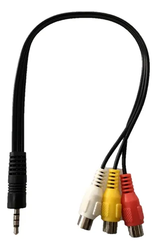 Cable adaptador RCA a Jack 3.5mm