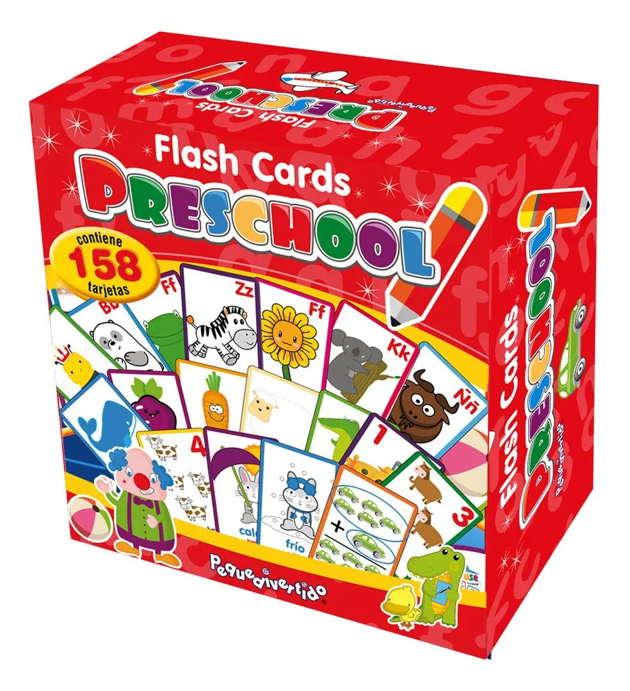 Flash Cards Preescolar Didáctico Educativo