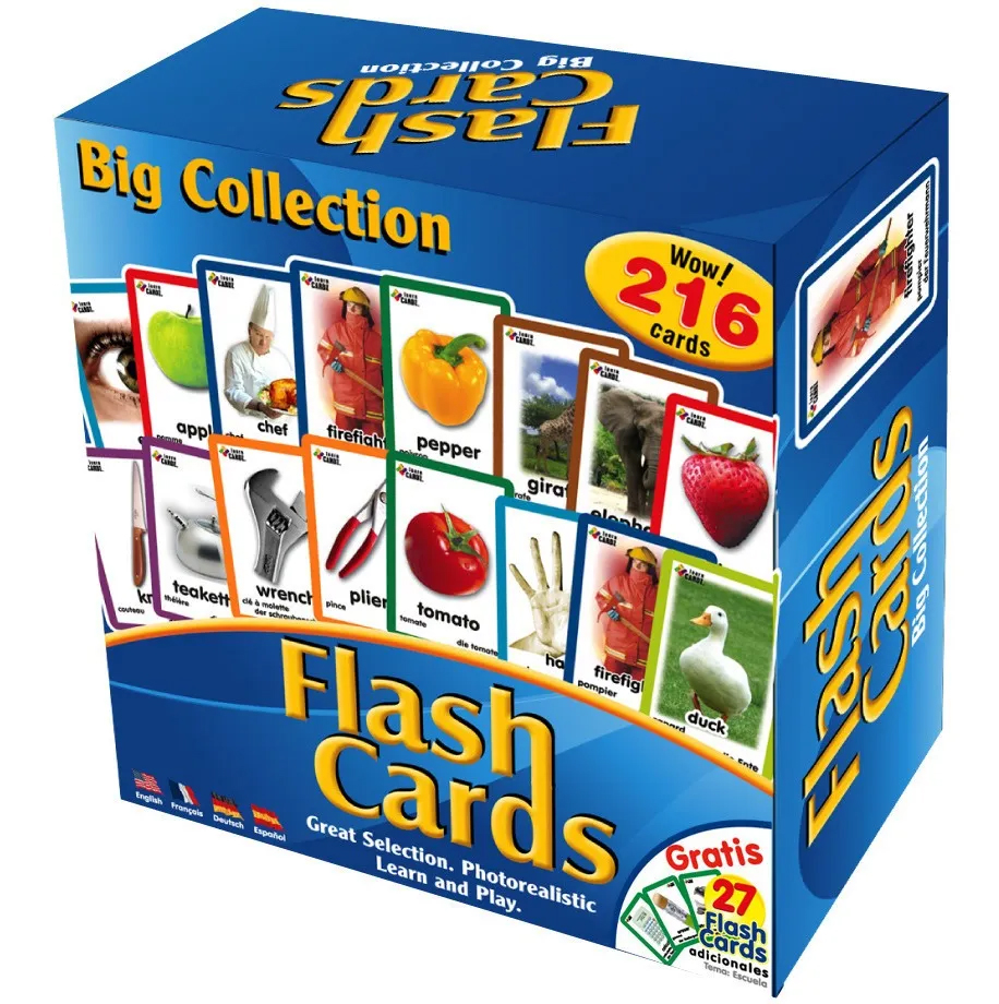 Flash Cards Inglés Francés Alemán