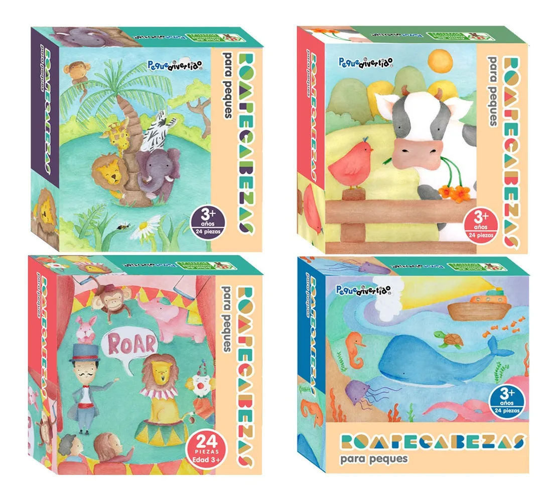 Hermosos Rompecabezas Preescolar Pack